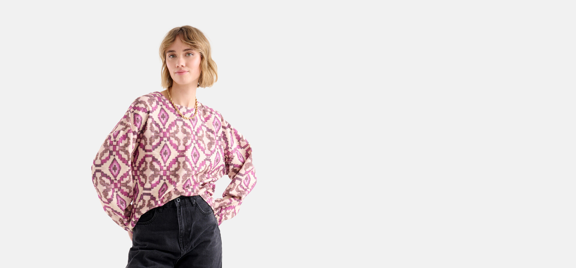 Coco Ikat Pullover SHOEBY WOMEN