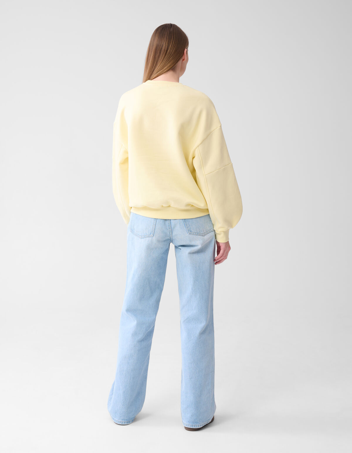 Big Sleeve Sweater Lichtgeel SHOEBY WOMEN