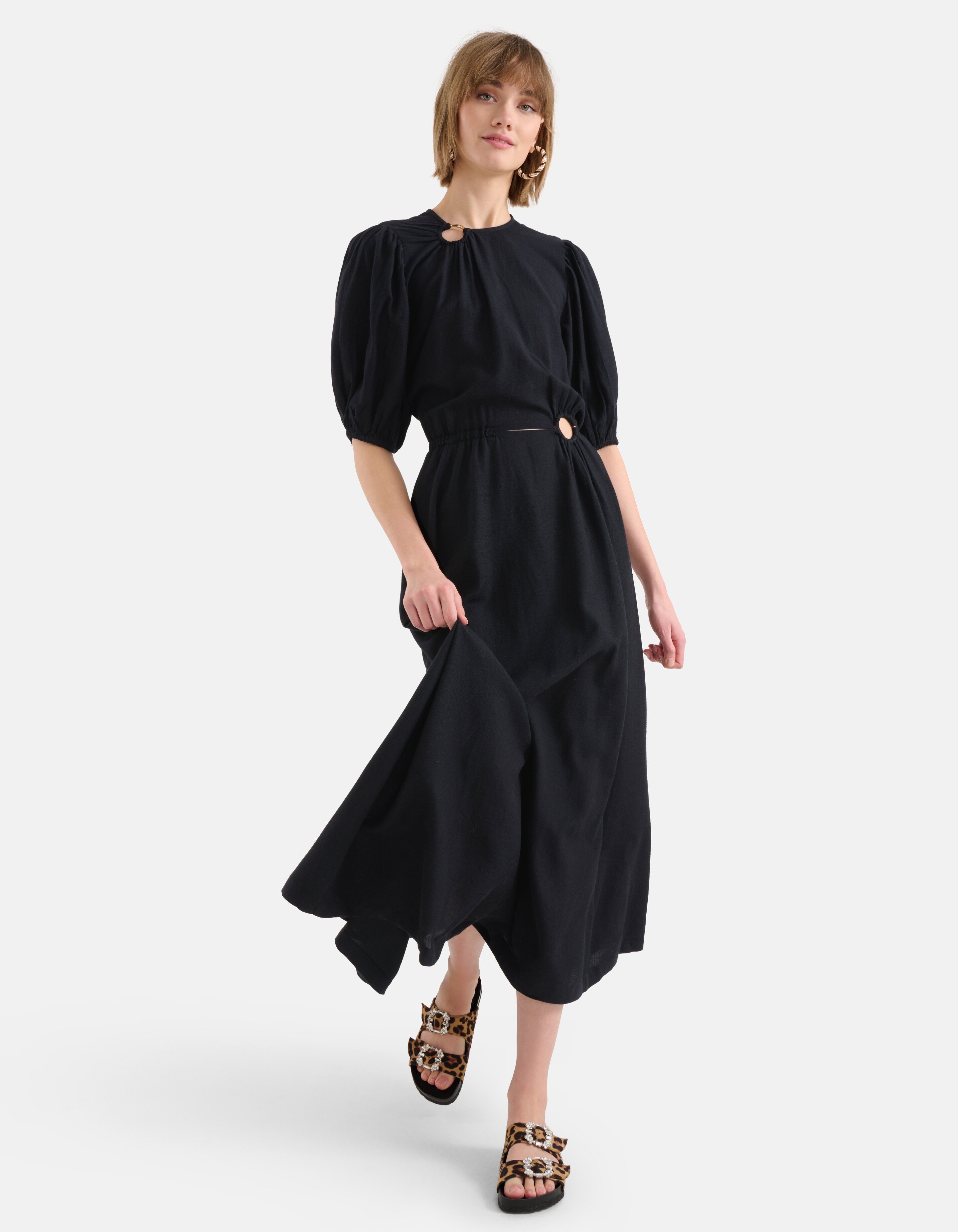 Ring Jurk Zwart SHOEBY WOMEN