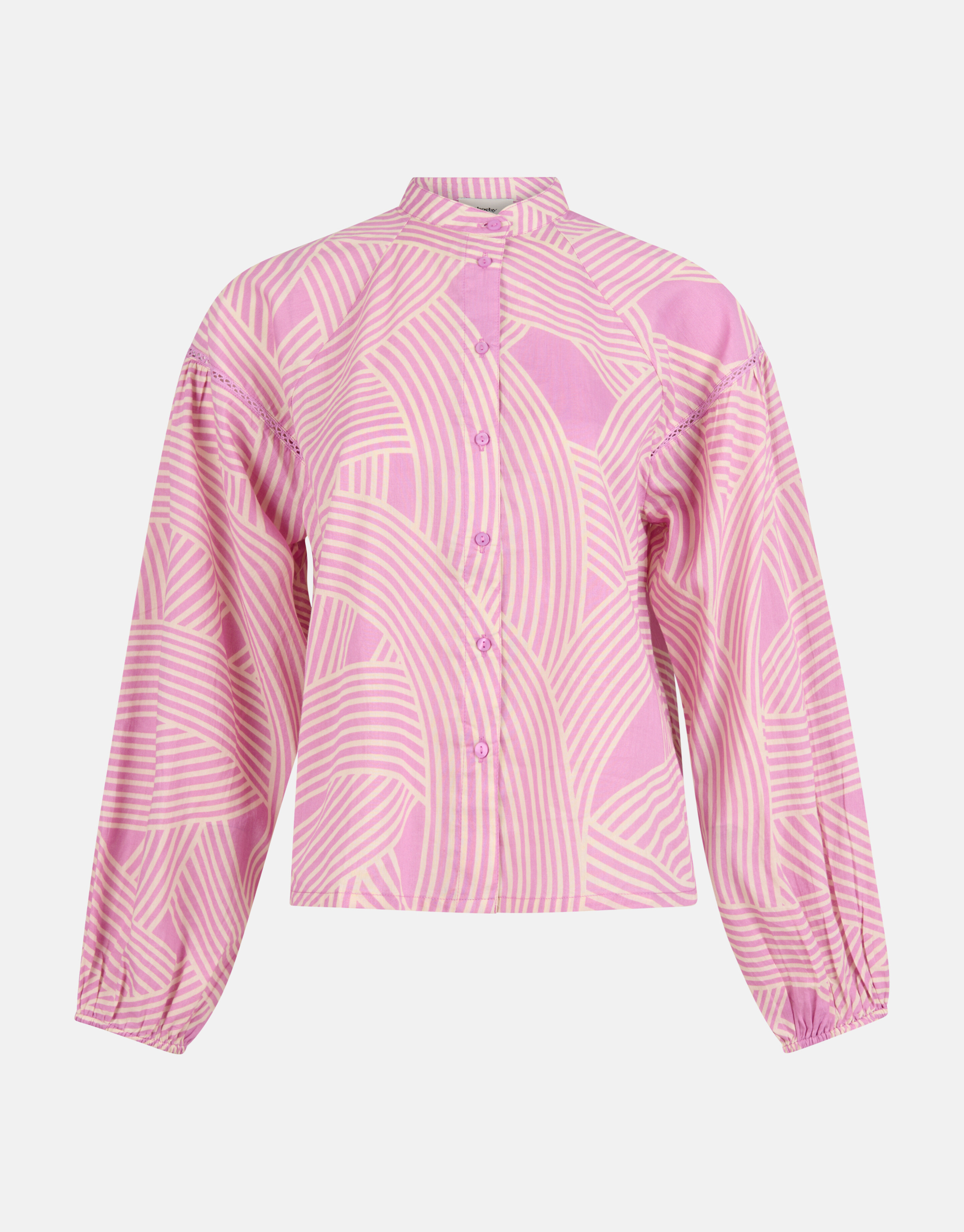 Voile Tape Blouse Roze SHOEBY WOMEN