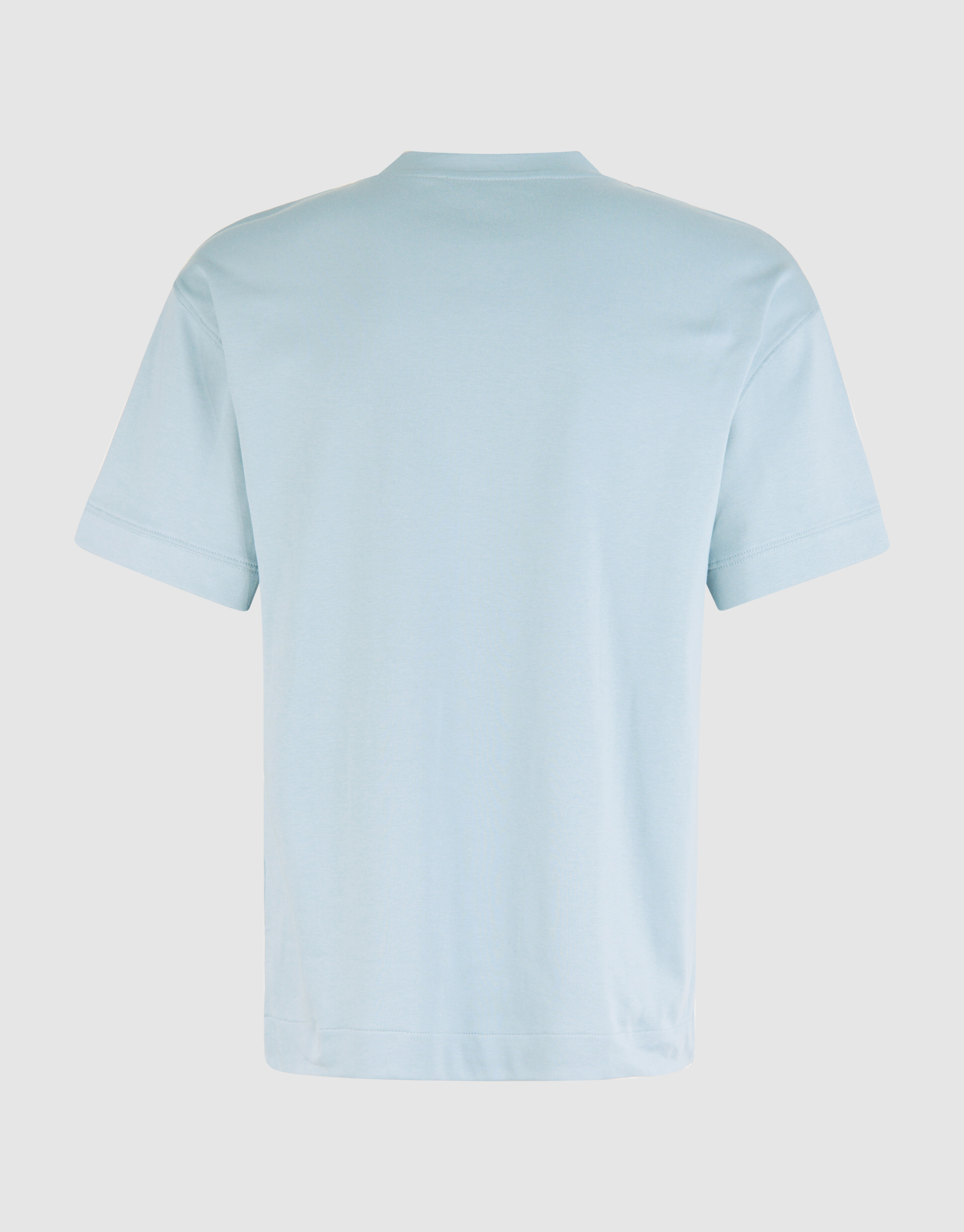 Embroidery T-shirt Lichtblauw SHOEBY MEN