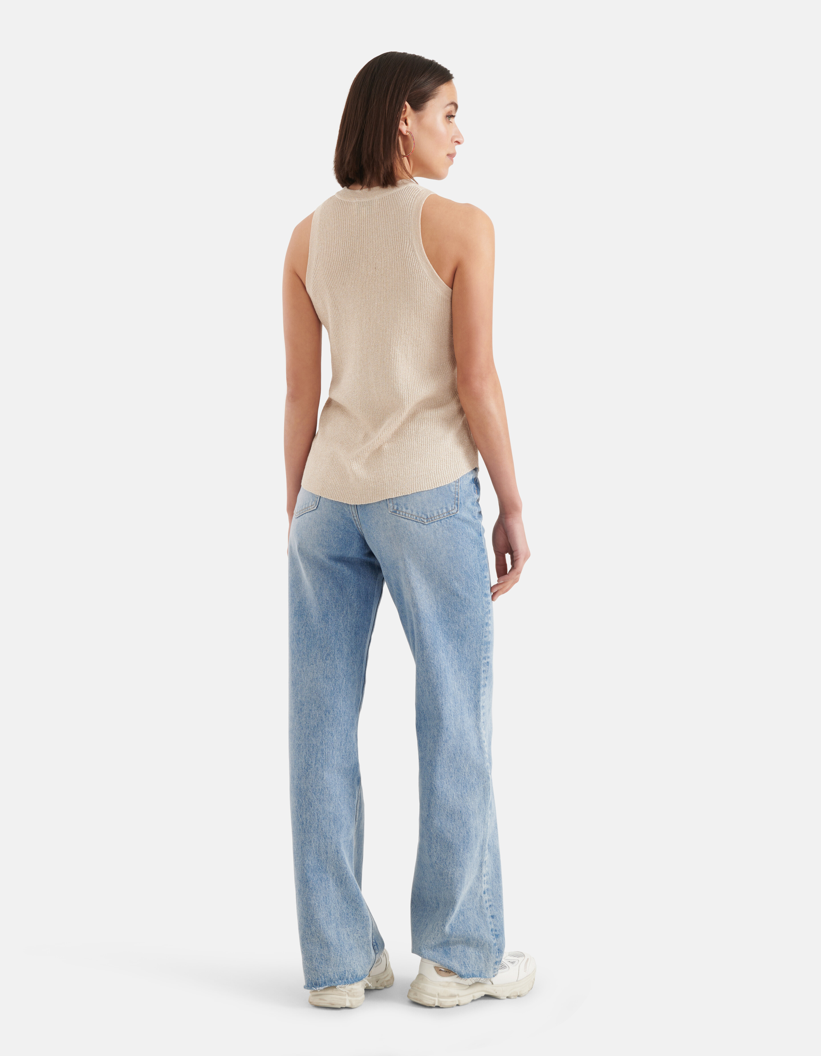 Glitter Top Beige SHOEBY WOMEN