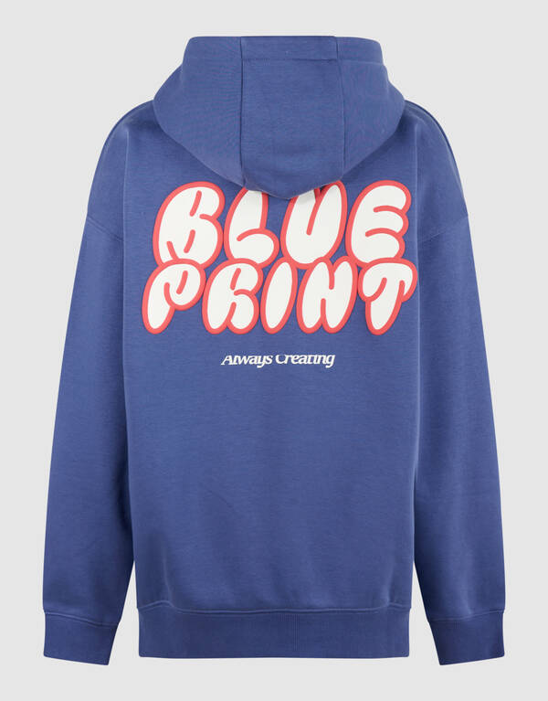 Oversized Fit Hoodie Blauw SHOEBY BOYS