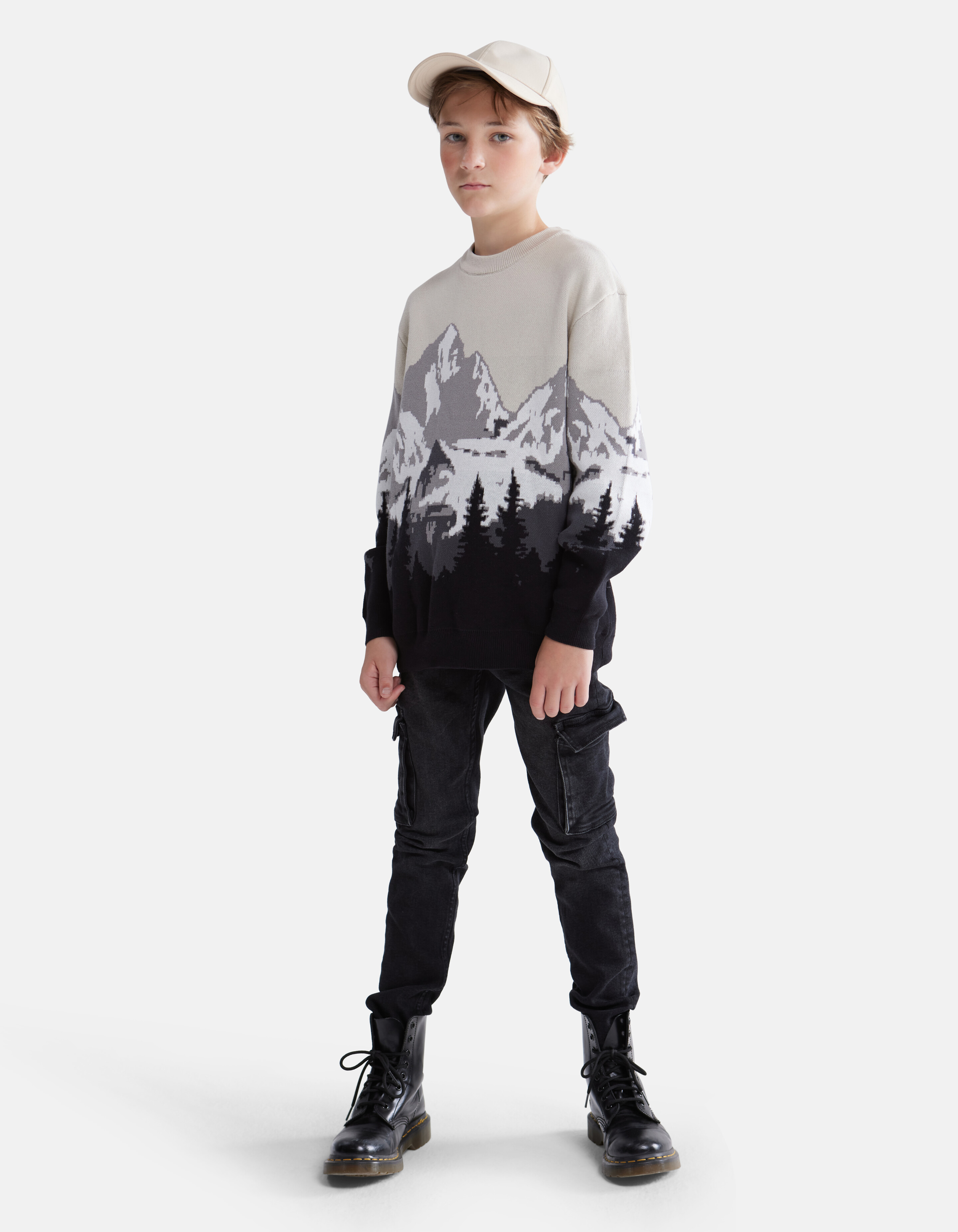 Landschap Trui Grijs SHOEBY BOYS