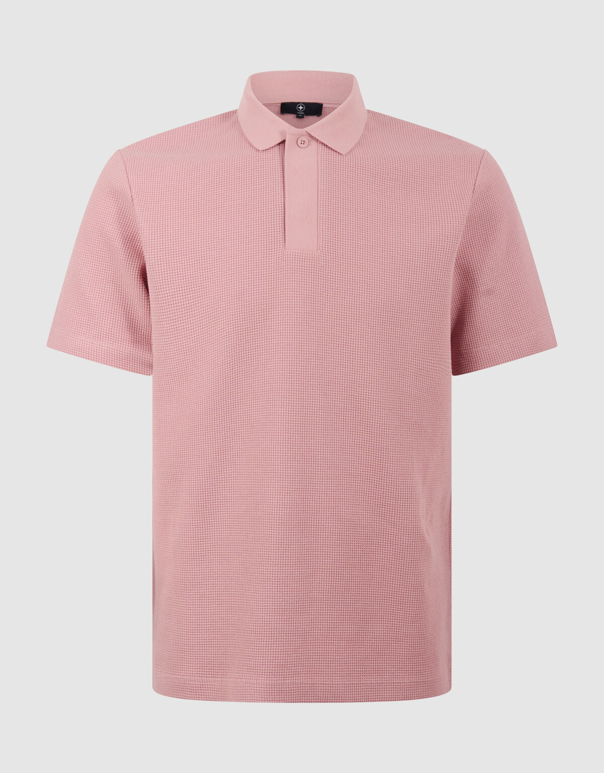 Waffle Polo Roze SHOEBY MEN