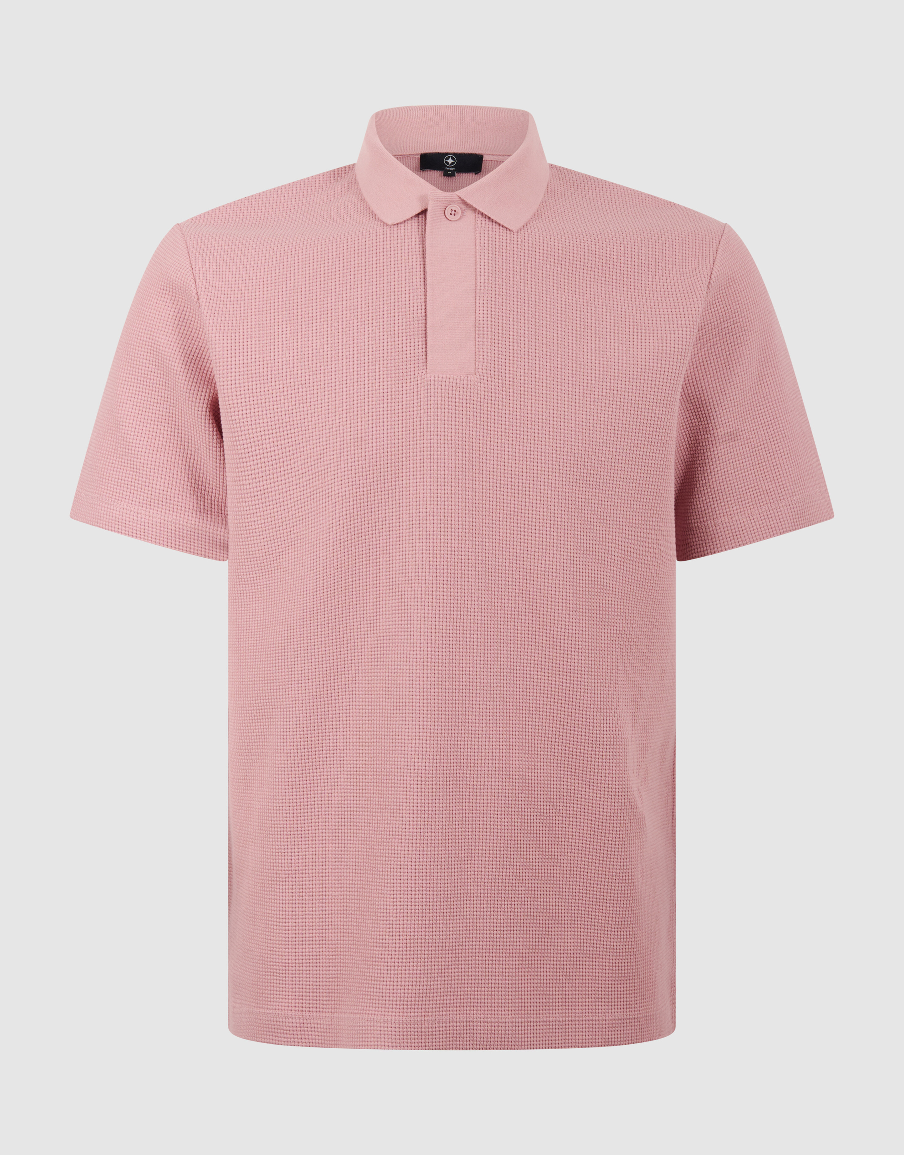 Waffle Polo Roze SHOEBY MEN
