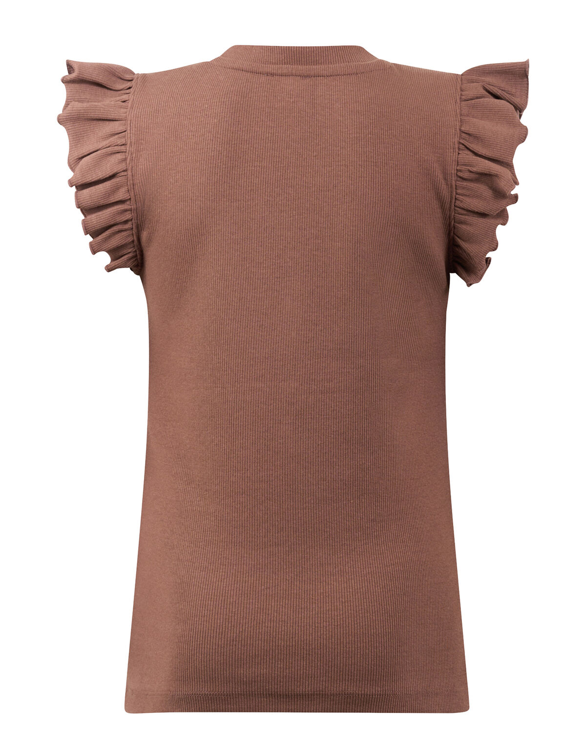 Matcha Ruffle Rib Top Bruin SHOEBY GIRLS