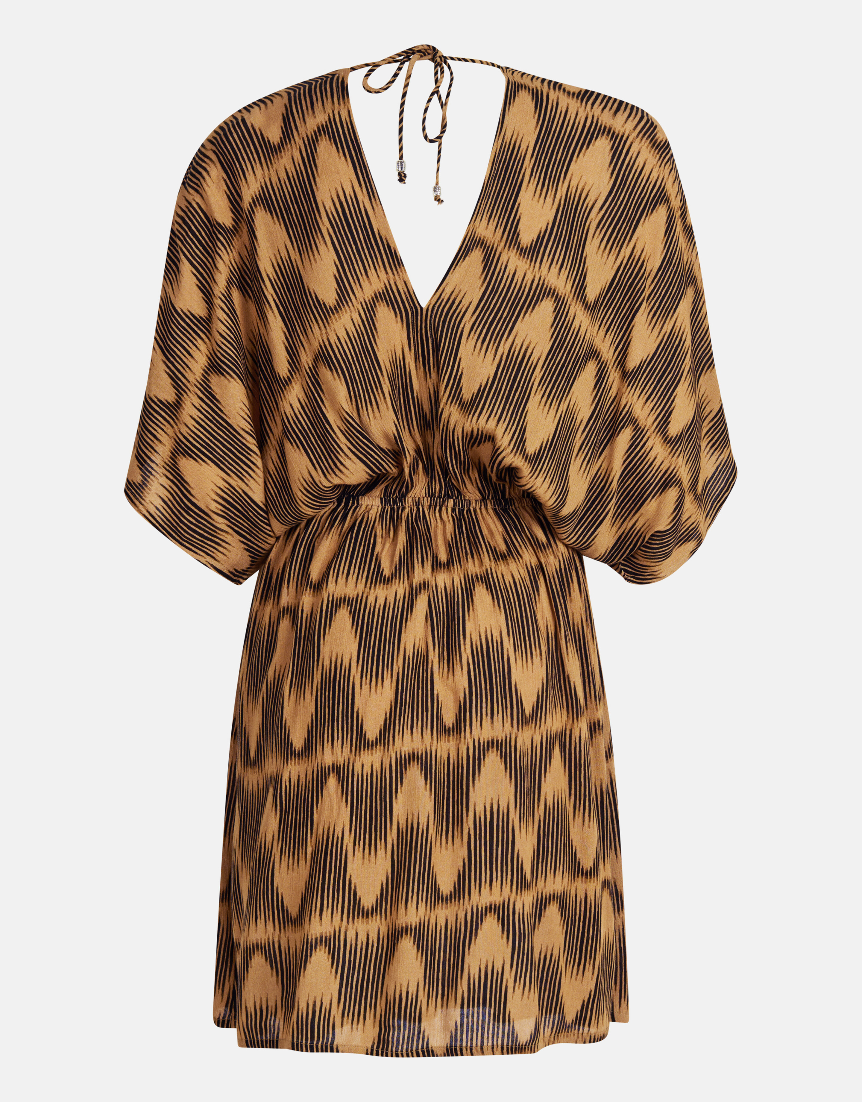 Crinkle Jurk Bruin SHOEBY WOMEN