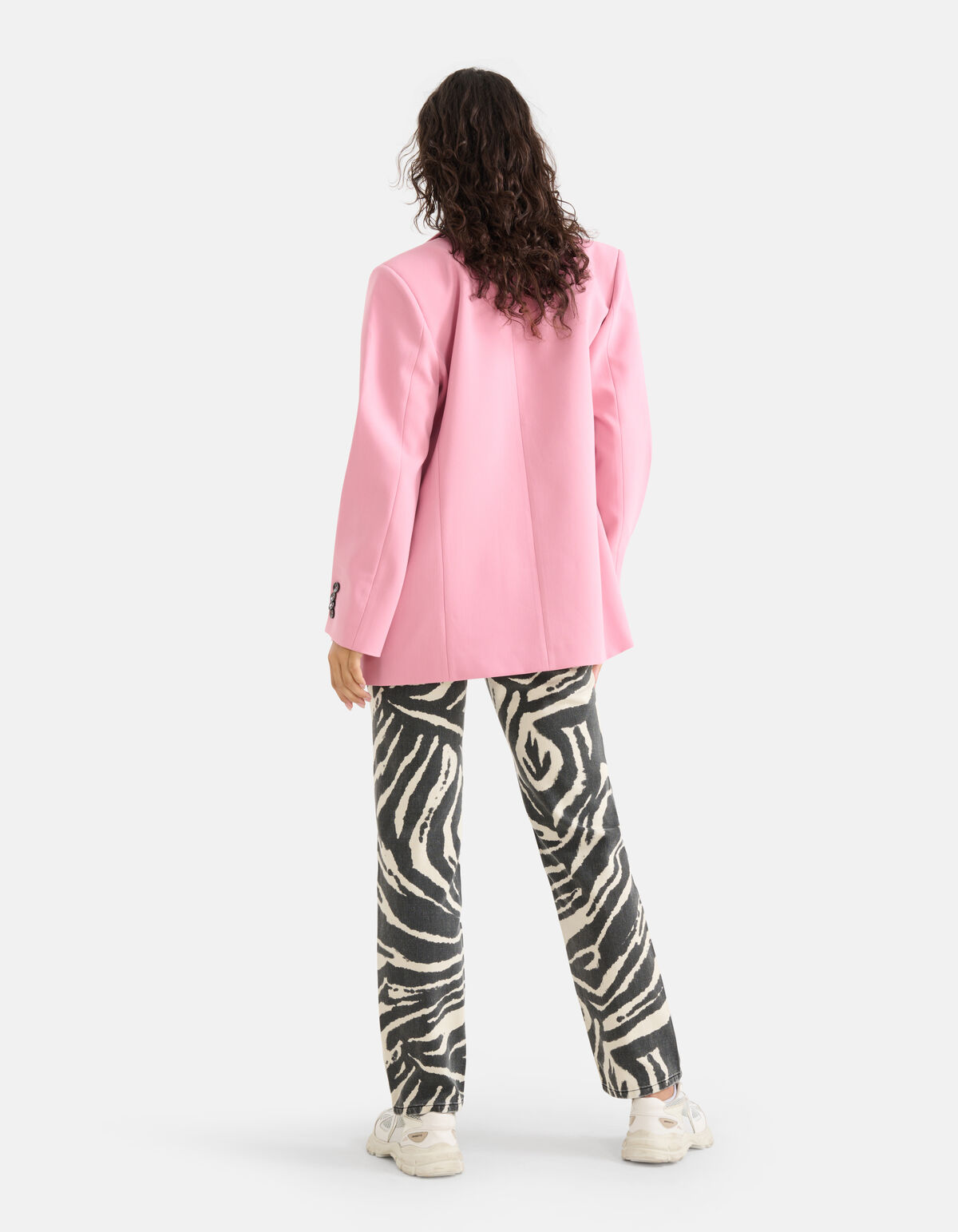 Zebraprint Jeans Zwart SHOEBY WOMEN