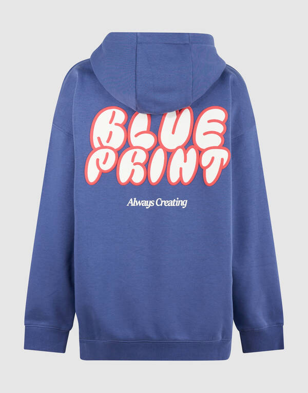 Oversized Fit Hoodie Blauw SHOEBY BOYS