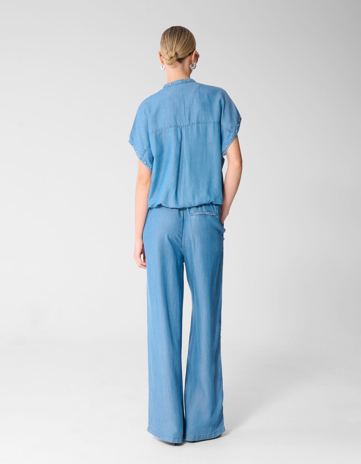 Studs Denim Broek Blauw SHOEBY WOMEN