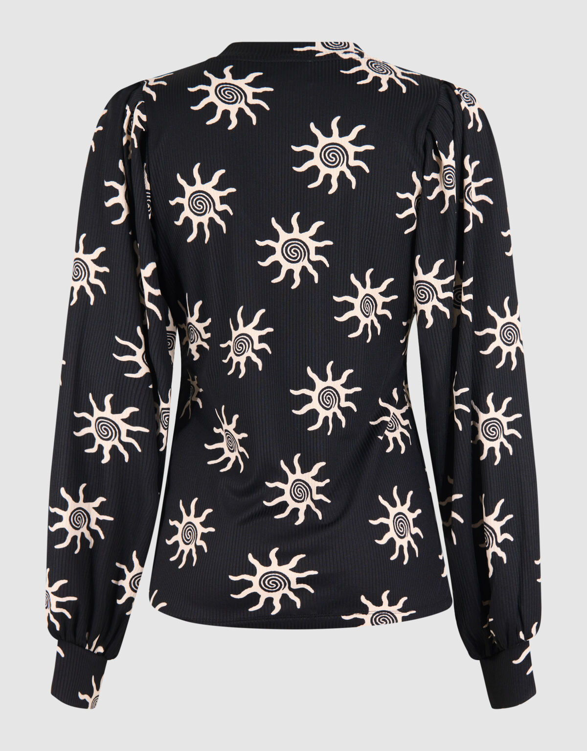 Rib Jersey Top Zwart SHOEBY WOMEN