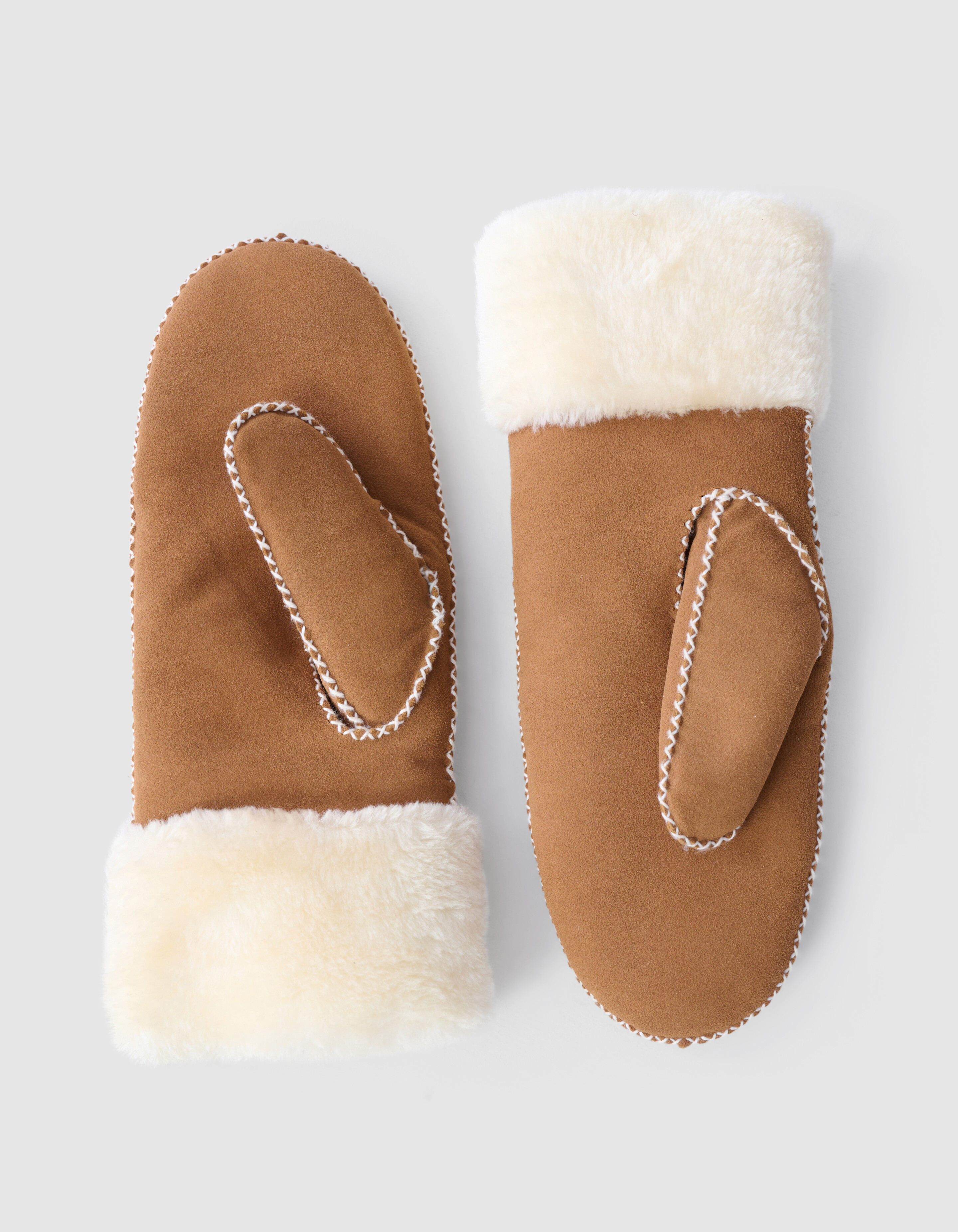 Suède Wanten Bruin SHOEBY ACCESSOIRES