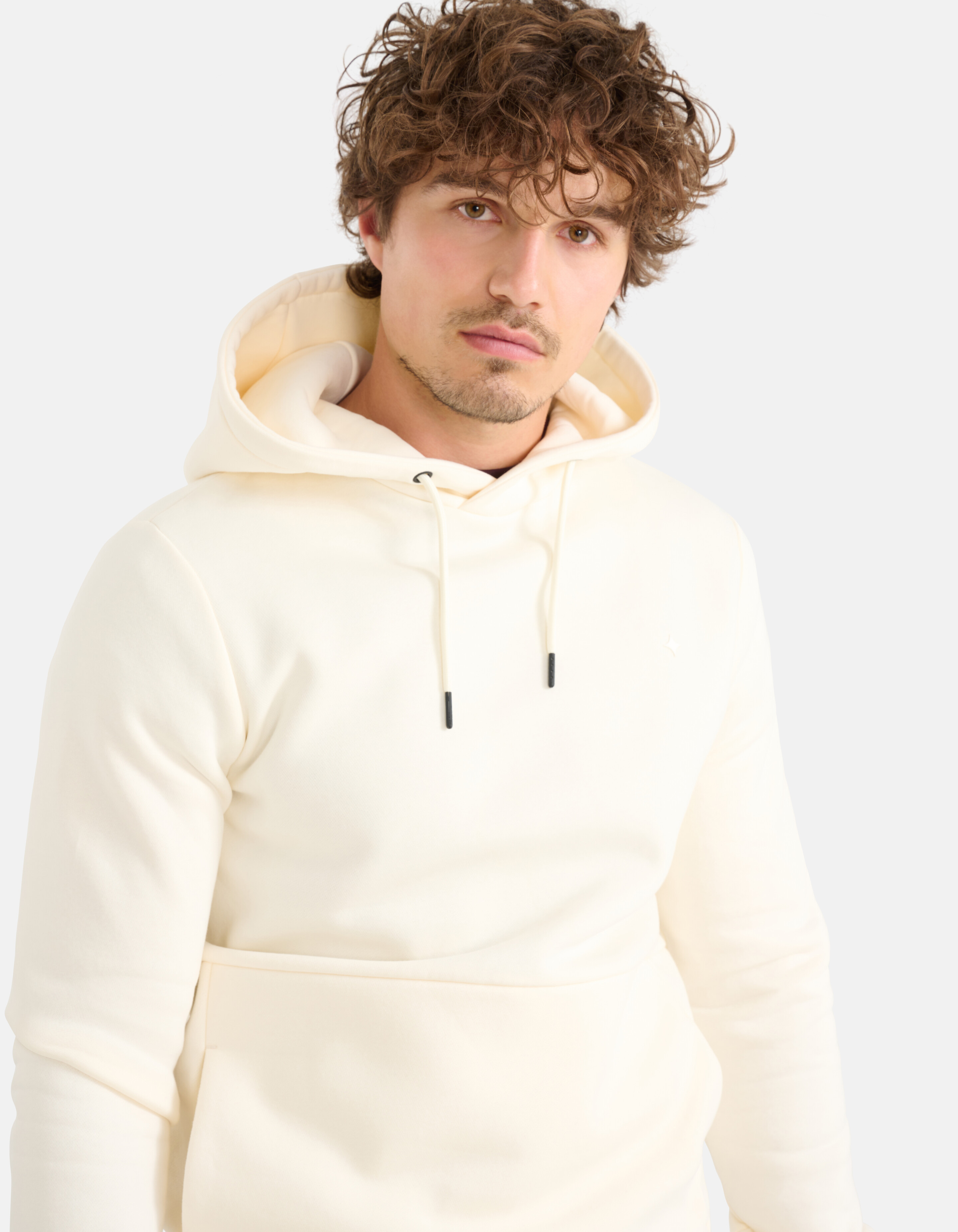 Grafische Hoodie Gebroken Wit SHOEBY MEN