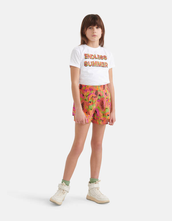Fruit T-shirt Wit SHOEBY GIRLS