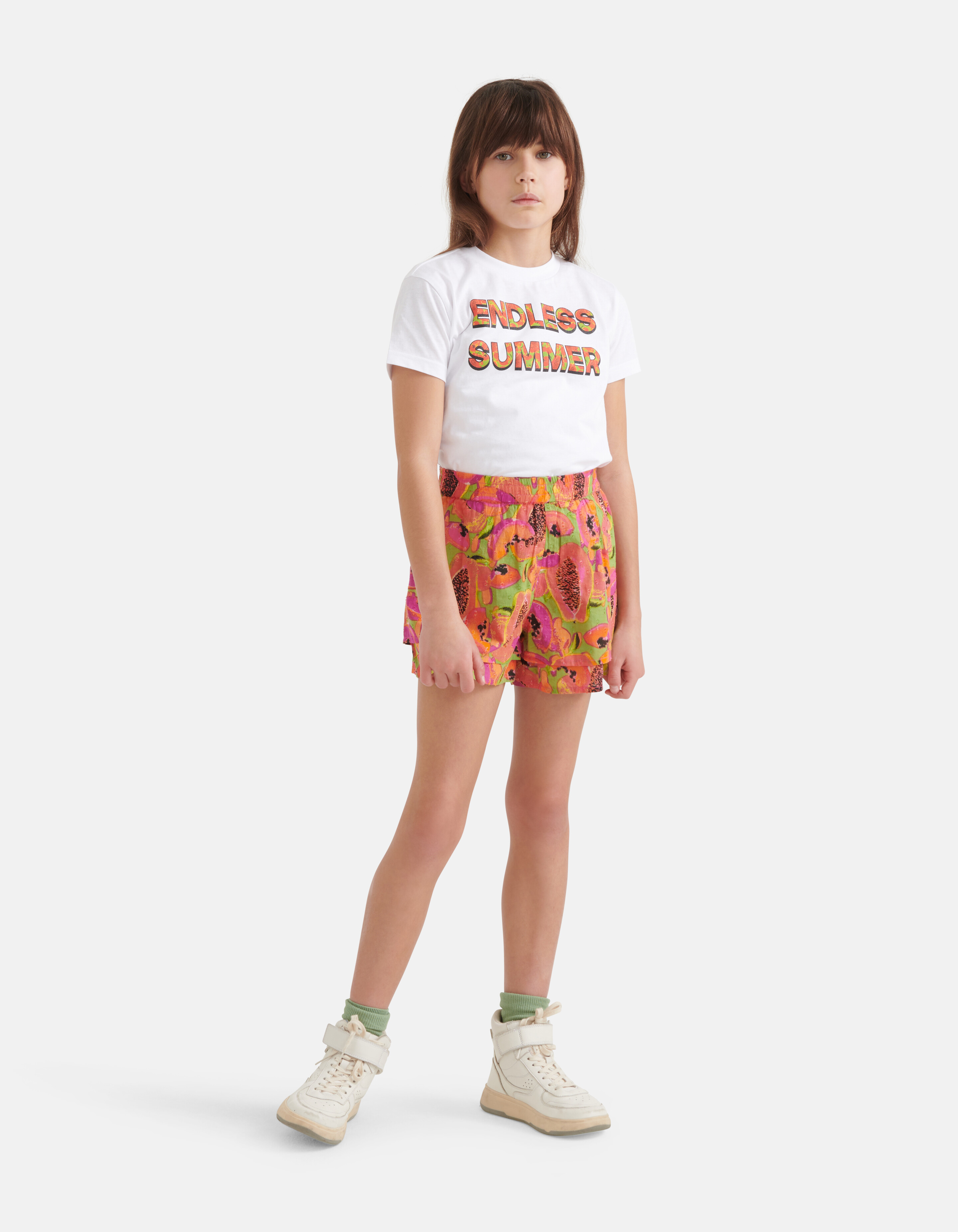 Fruit T-shirt Wit SHOEBY GIRLS