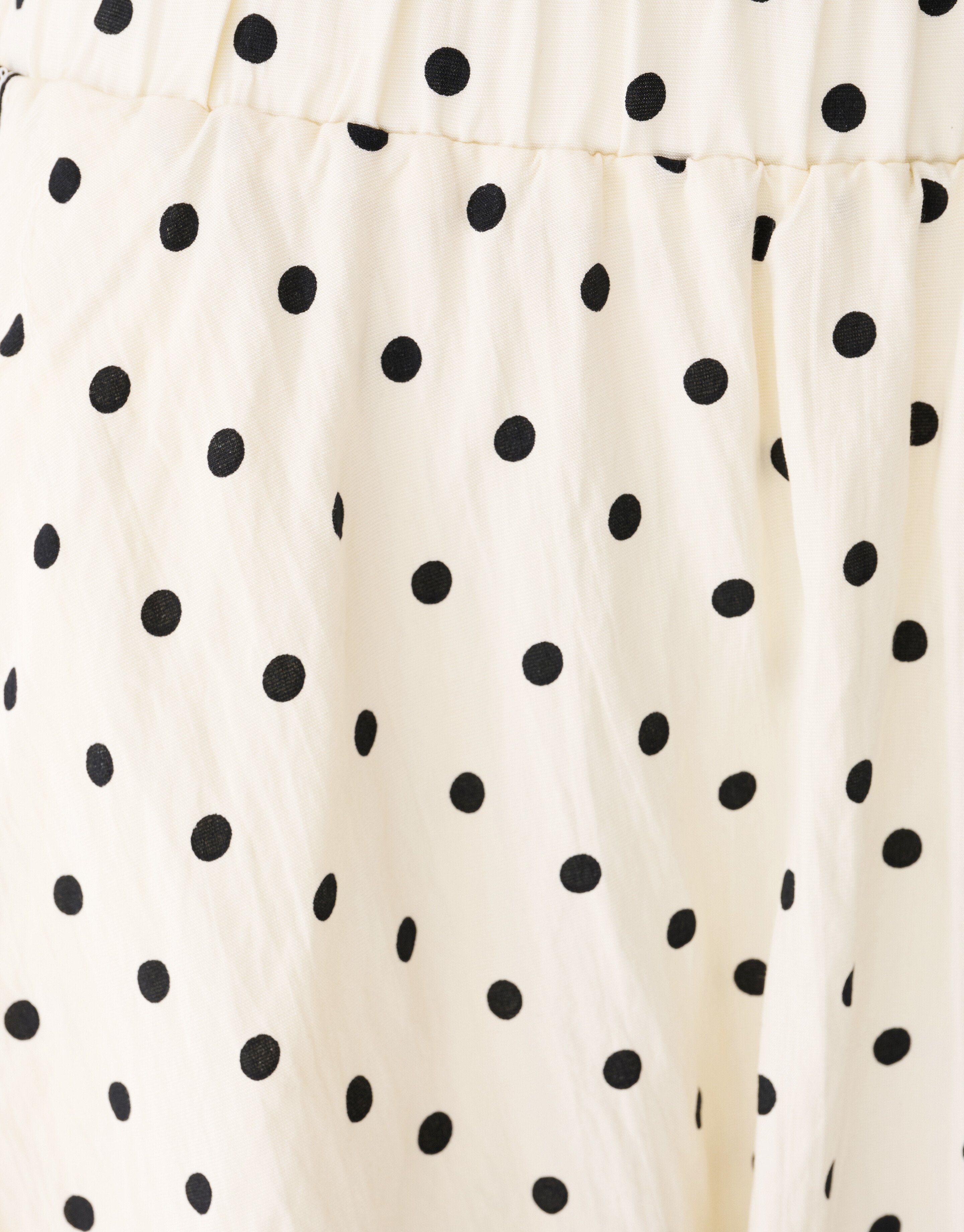 Polkadot Mini Rok Gebroken Wit SHOEBY WOMEN