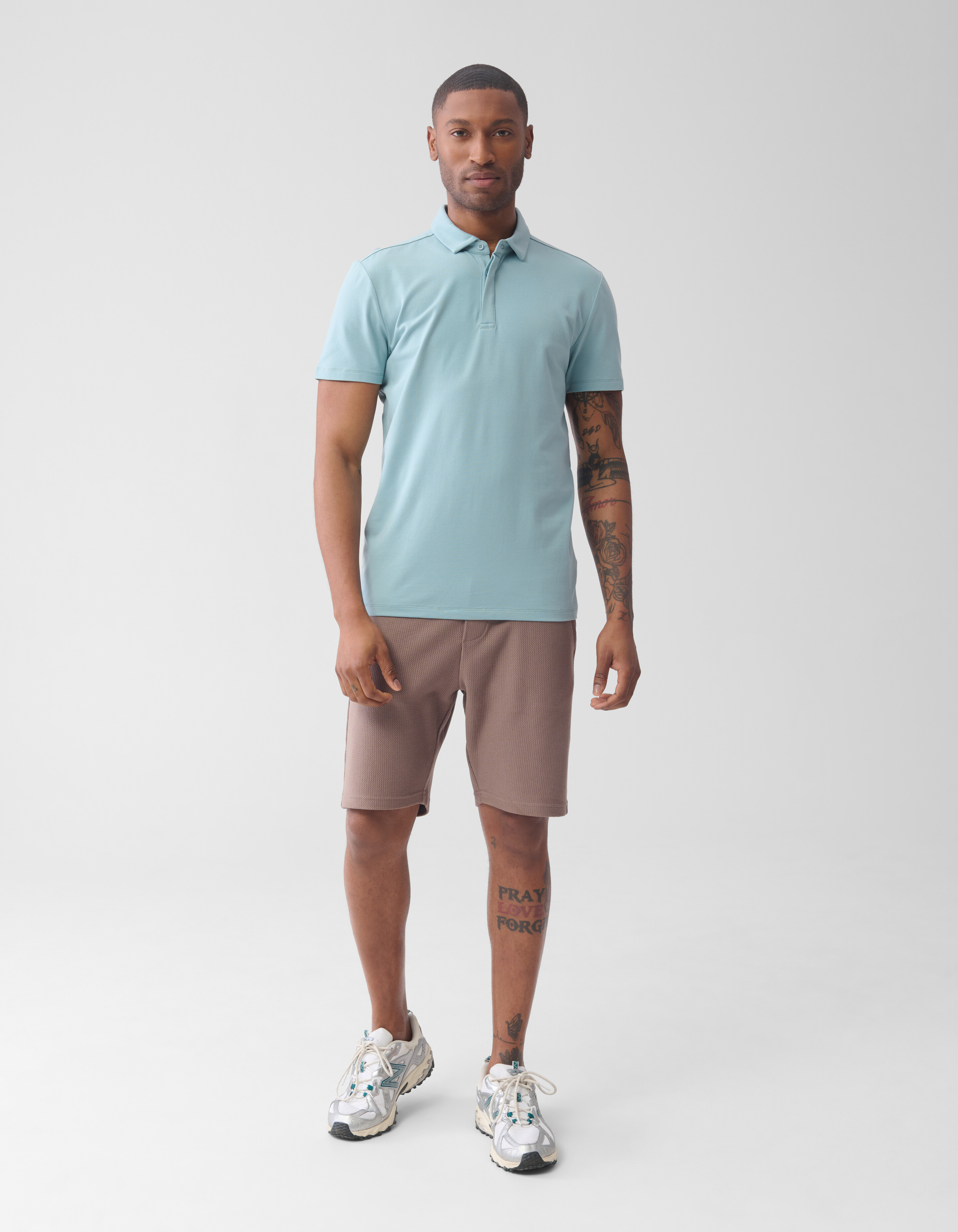 Jersey Polo Lichtblauw SHOEBY MEN