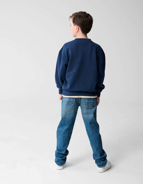 Relaxed Fit Jeans Donkerblauw Shoeby X Vingino SHOEBY BOYS