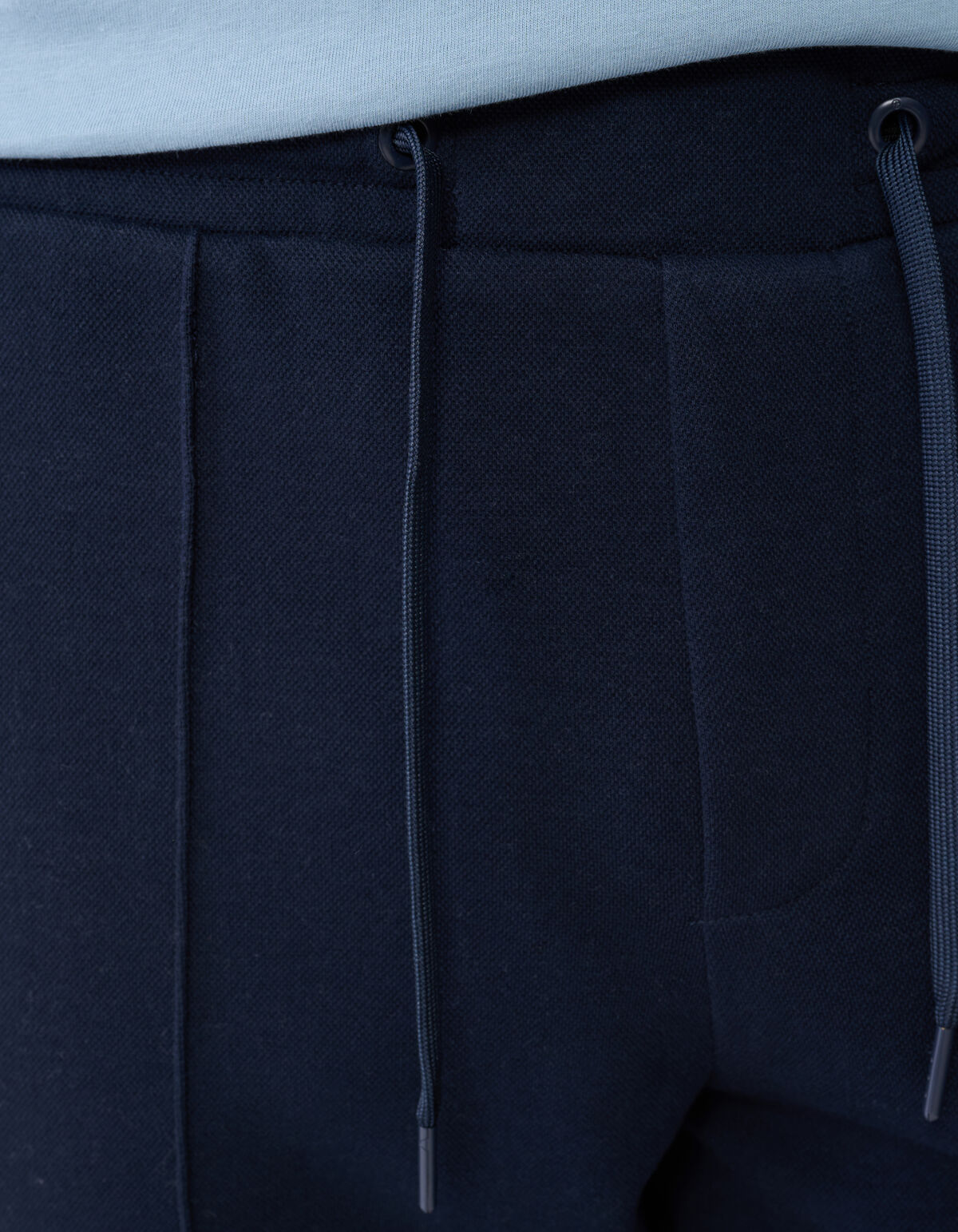 Pique Regular Fit Broek Donkerblauw SHOEBY MEN