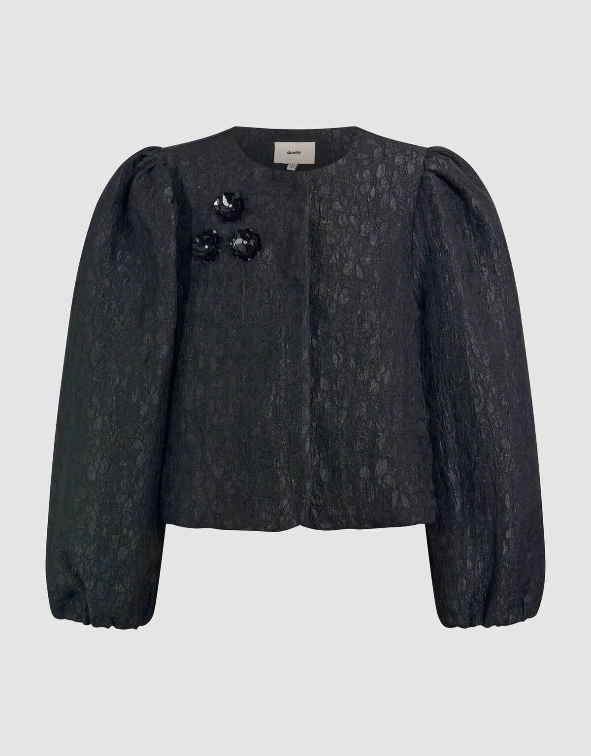 Flower Puff Blazer Zwart SHOEBY GIRLS