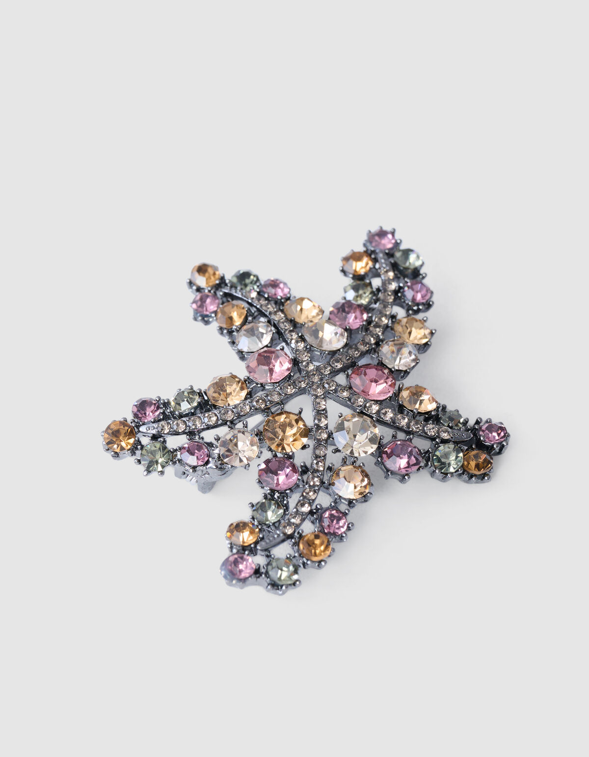 Strass Star Broche Zilver SHOEBY ACCESSOIRES