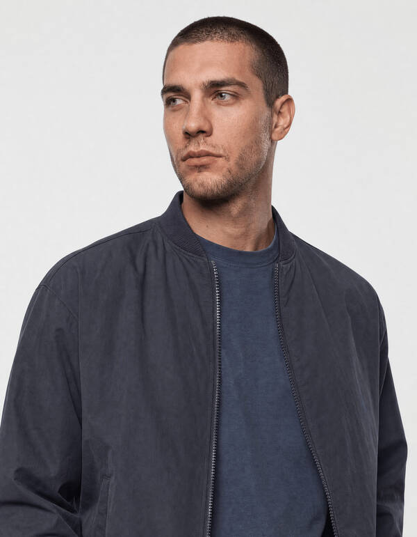 Bomber Jack Donkergrijs SHOEBY MEN