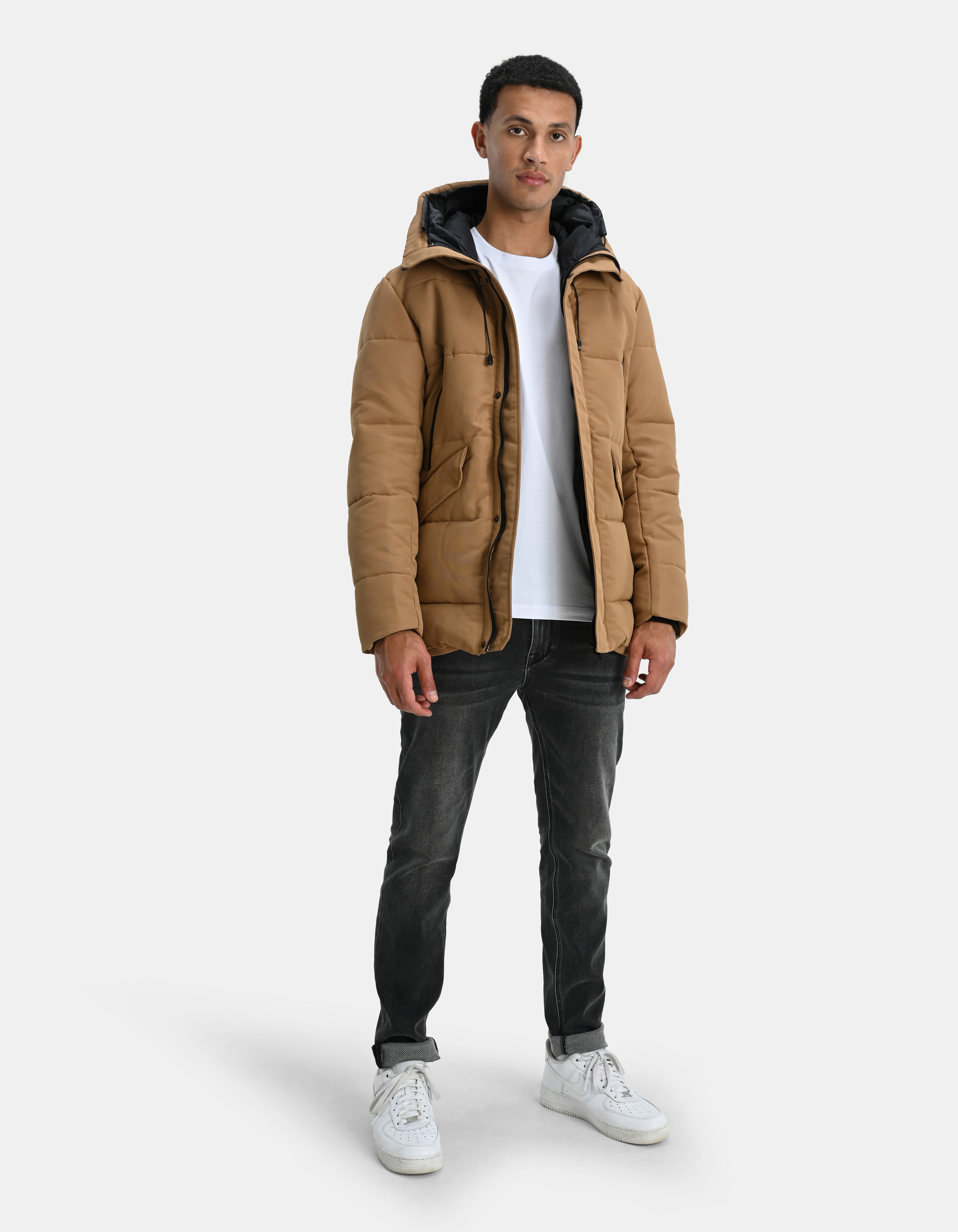 Long Puffer Jas Bruin SHOEBY MEN