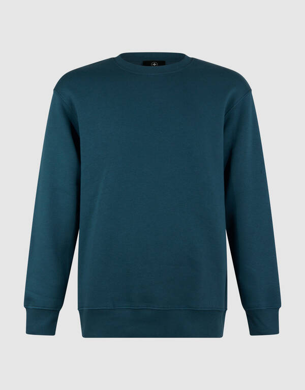 Cord Artwork Sweater Donkergroen SHOEBY MEN