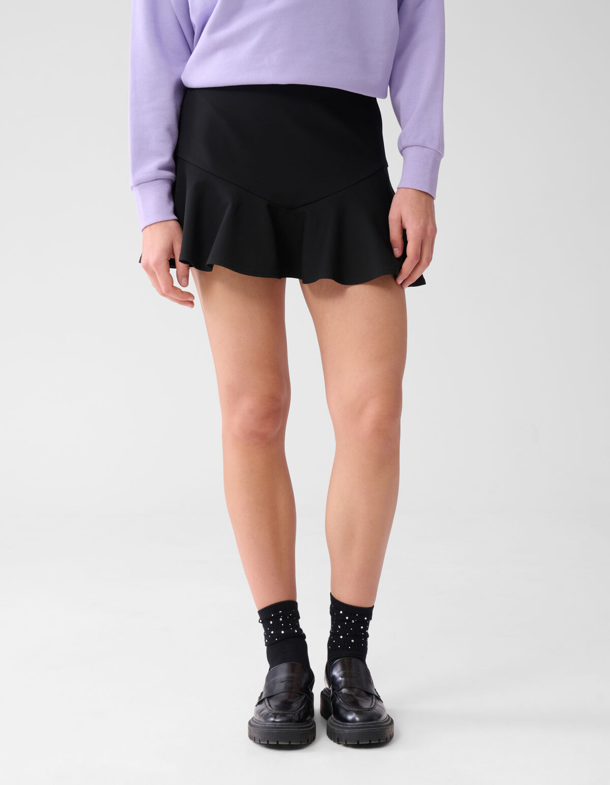 Basis Mini Rok Zwart SHOEBY WOMEN