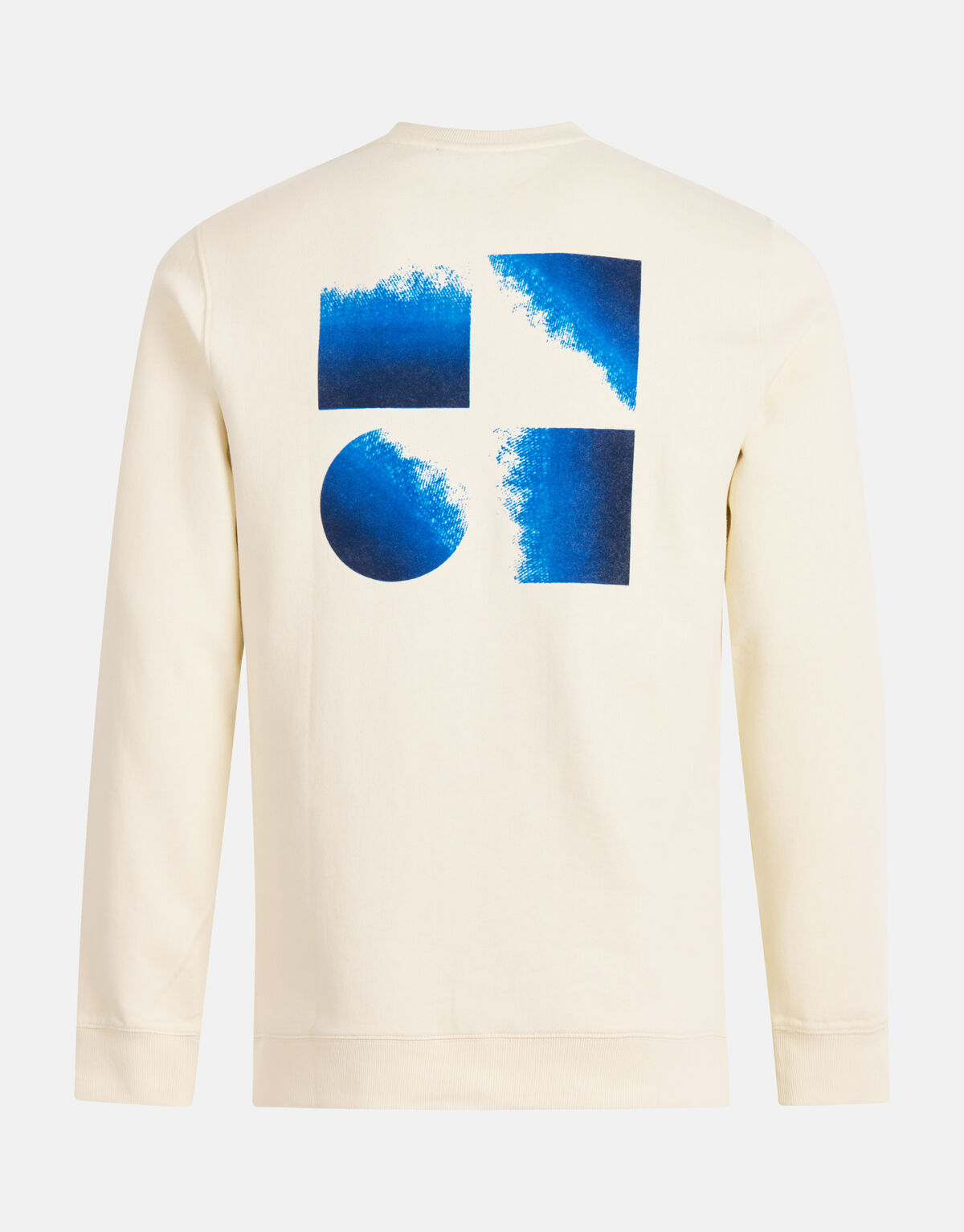 Flock Artwork Sweater Gebroken Wit SHOEBY MEN