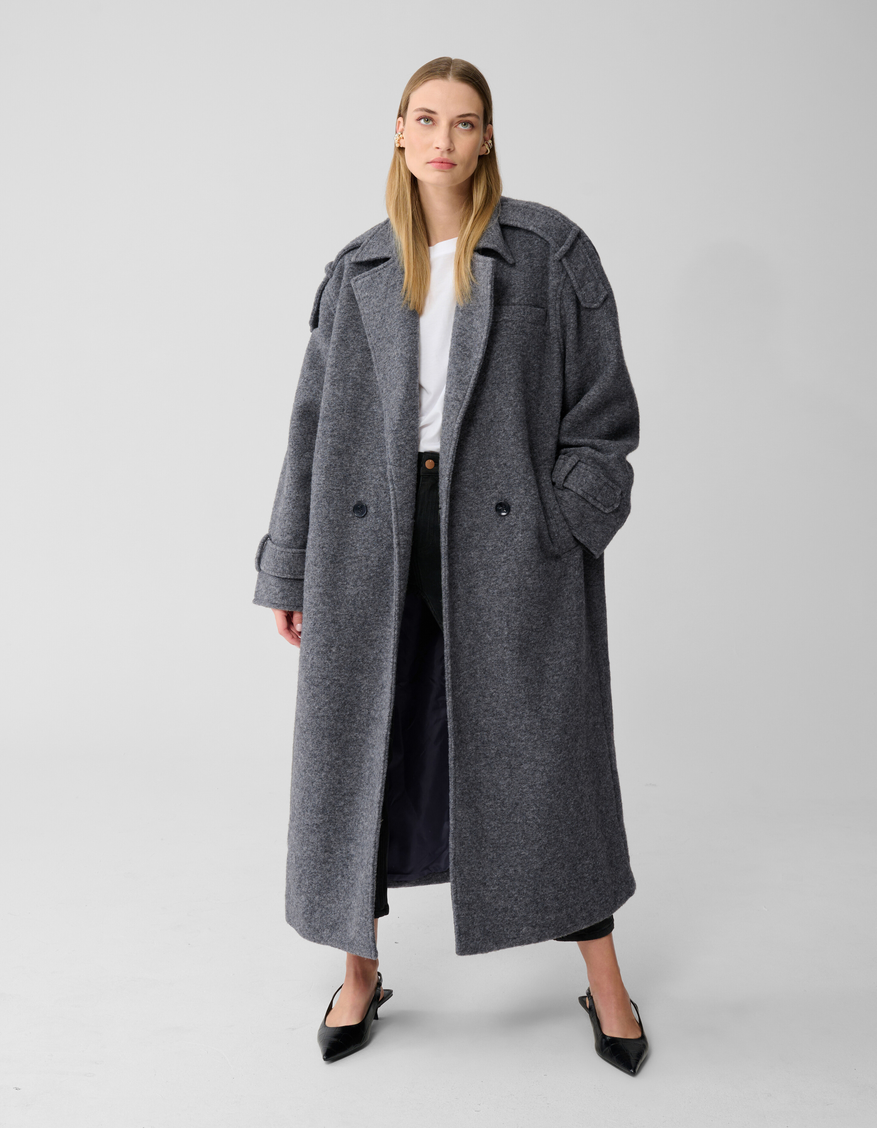 Trenchcoat Donkergrijs By Lonneke SHOEBY WOMEN