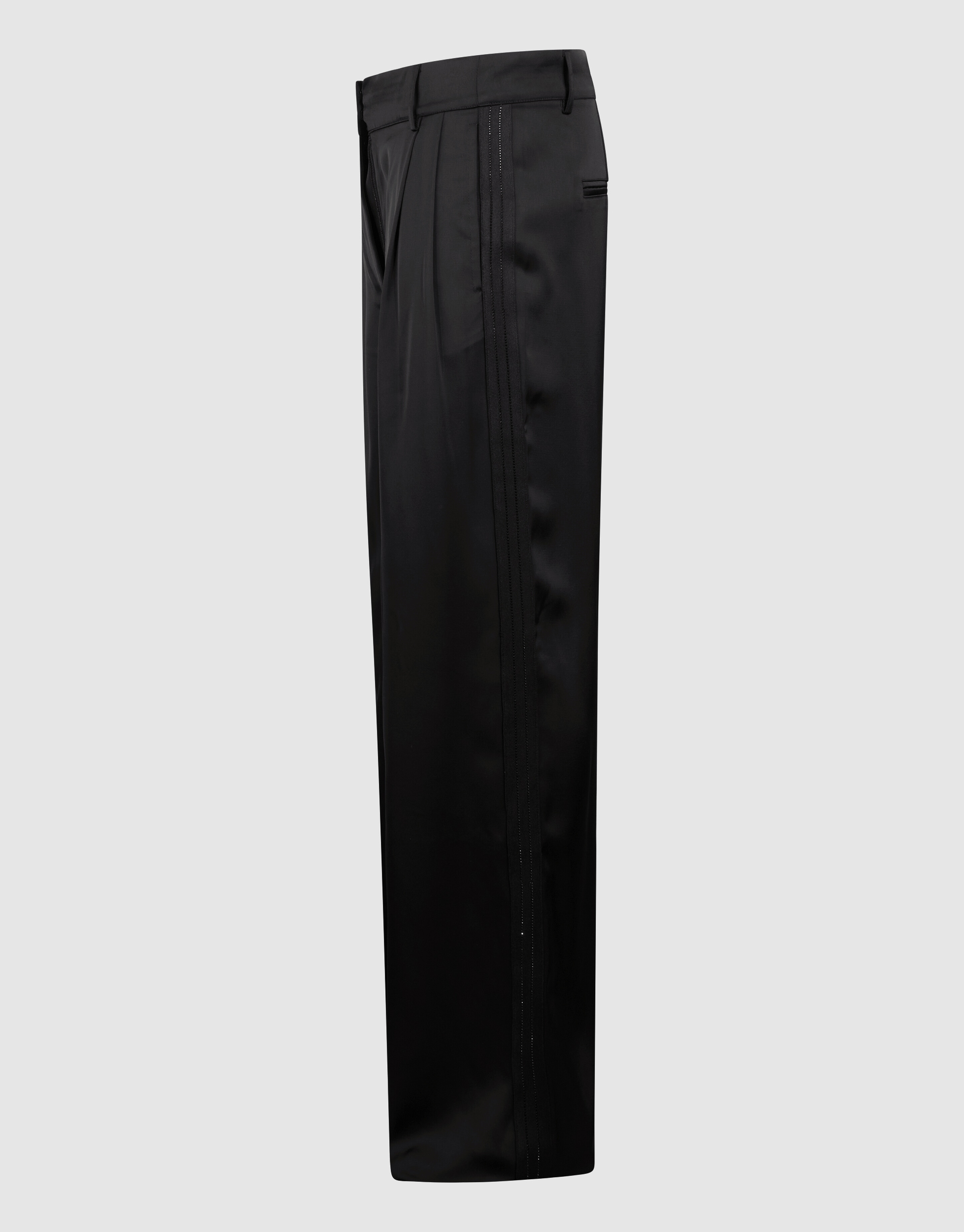 Satijnen Pantalon Zwart By Mieke SHOEBY WOMEN