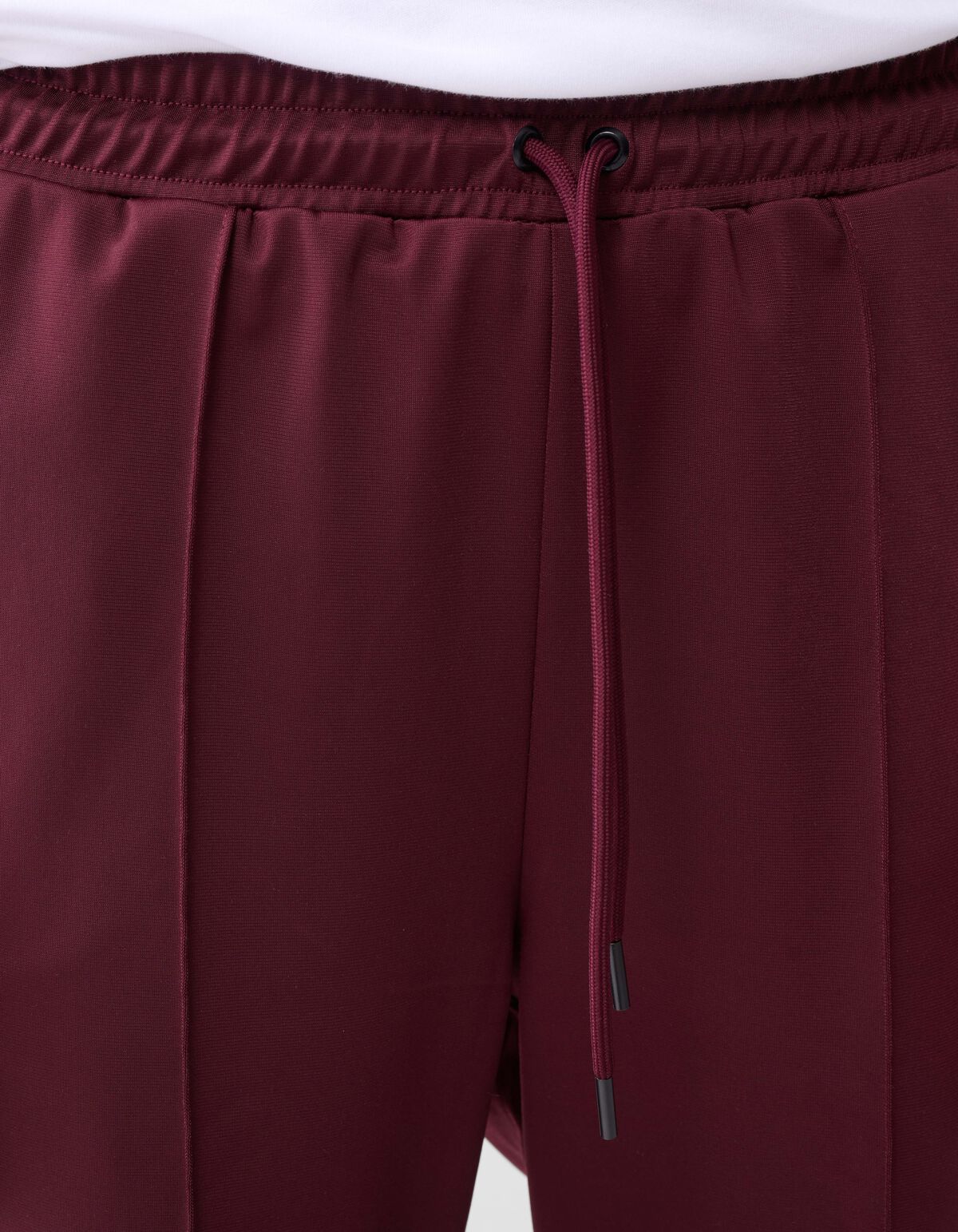 Sporty Wide Leg Broek Bordeaux SHOEBY WOMEN