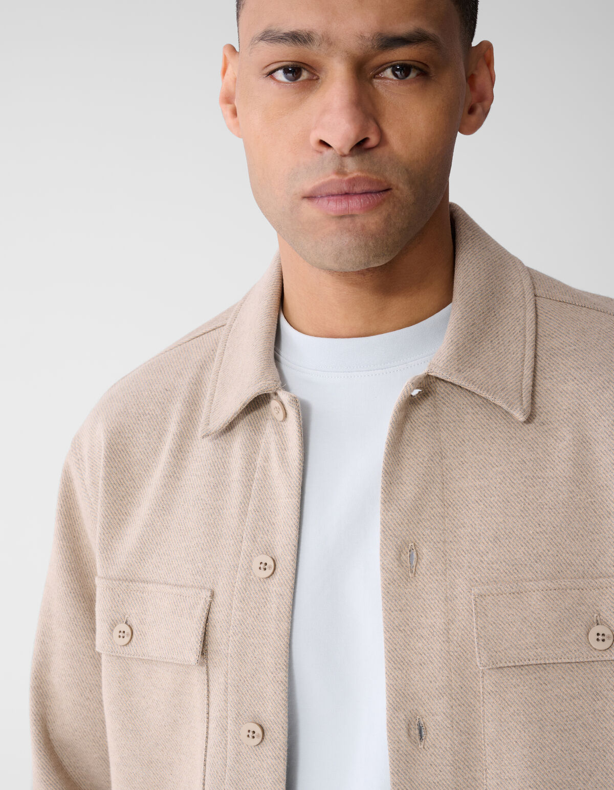 Soft Overshirt Lichtbruin SHOEBY MEN