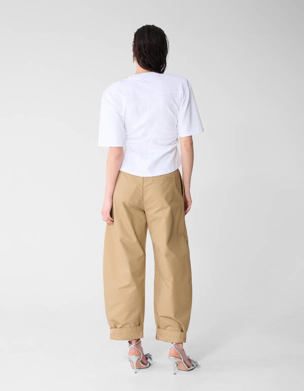 Waisted T-shirt Wit SHOEBY WOMEN