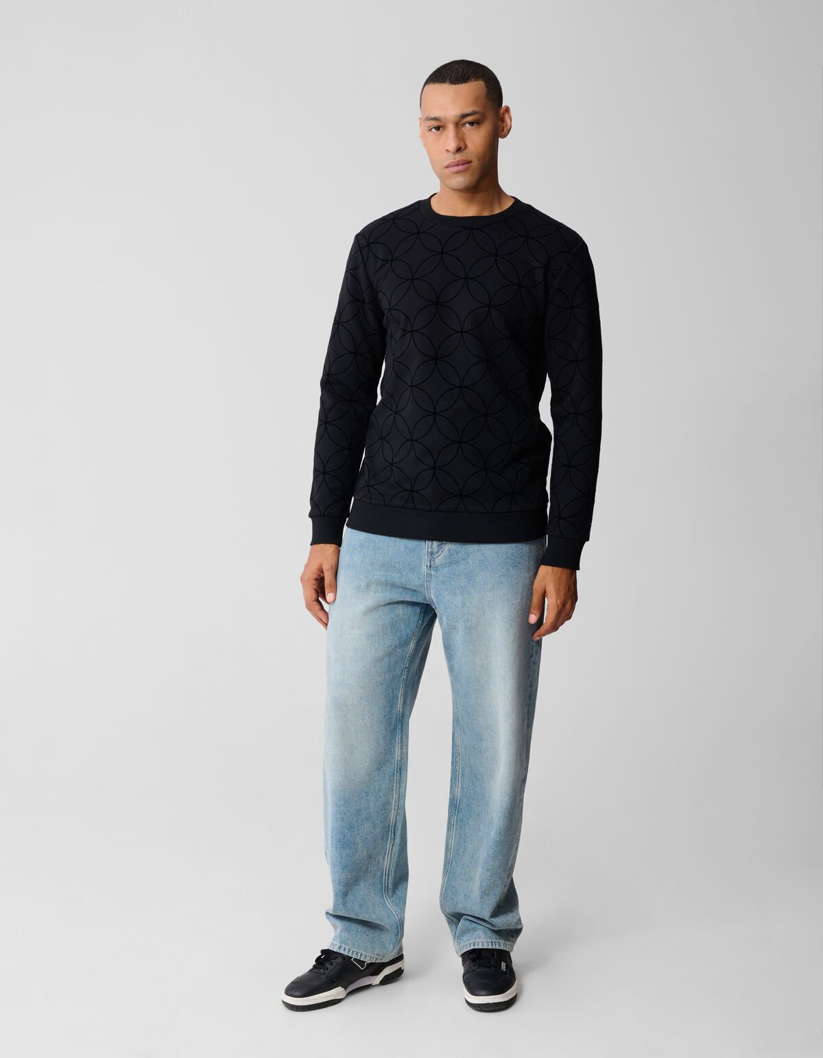 Flock Spark Sweater Zwart SHOEBY MEN