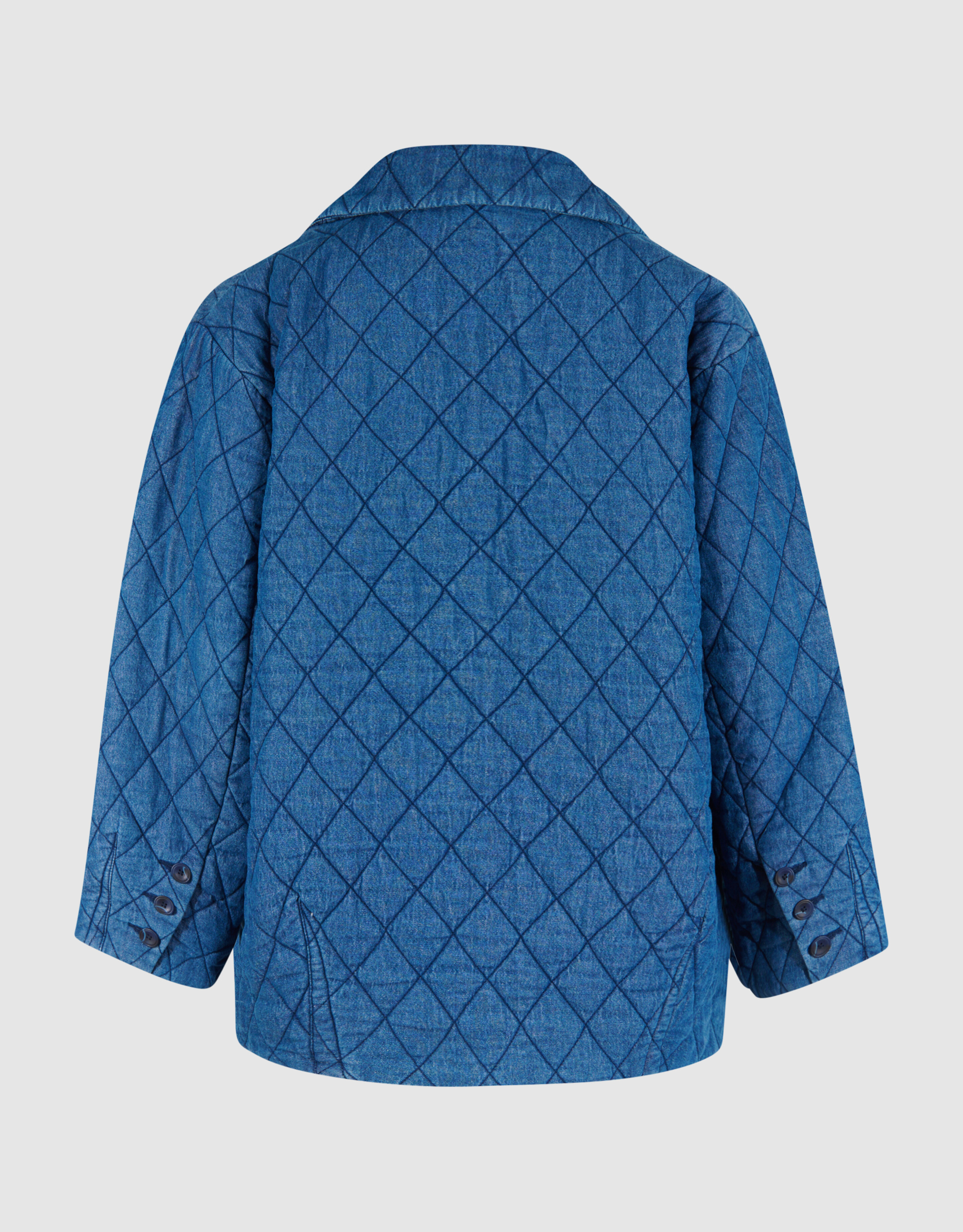 Quilted Jack Blauw By Mieke SHOEBY WOMEN