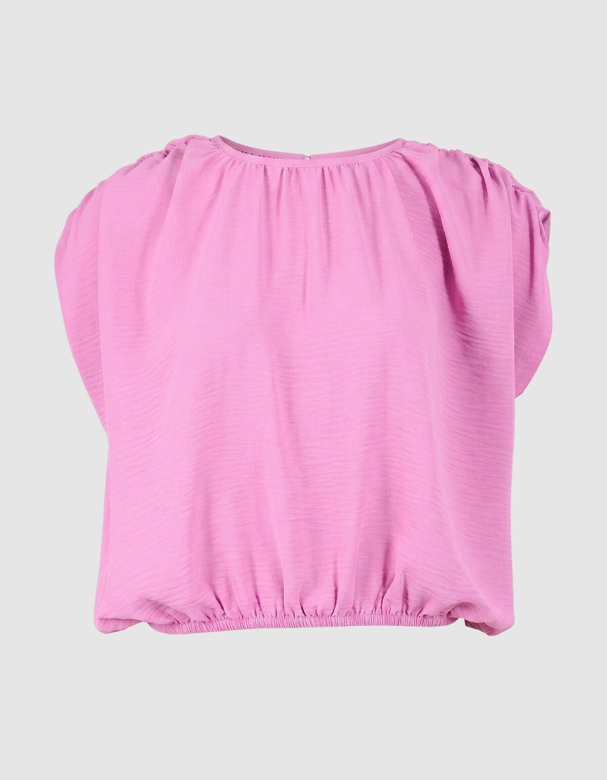 Cropped Twist Top Roze SHOEBY WOMEN