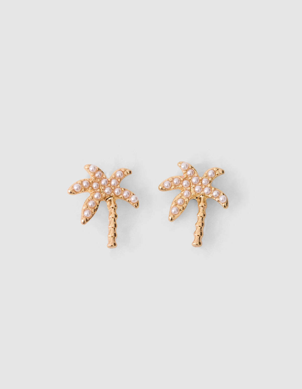 Palmtree Parel Oorbellen Goud SHOEBY ACCESSOIRES