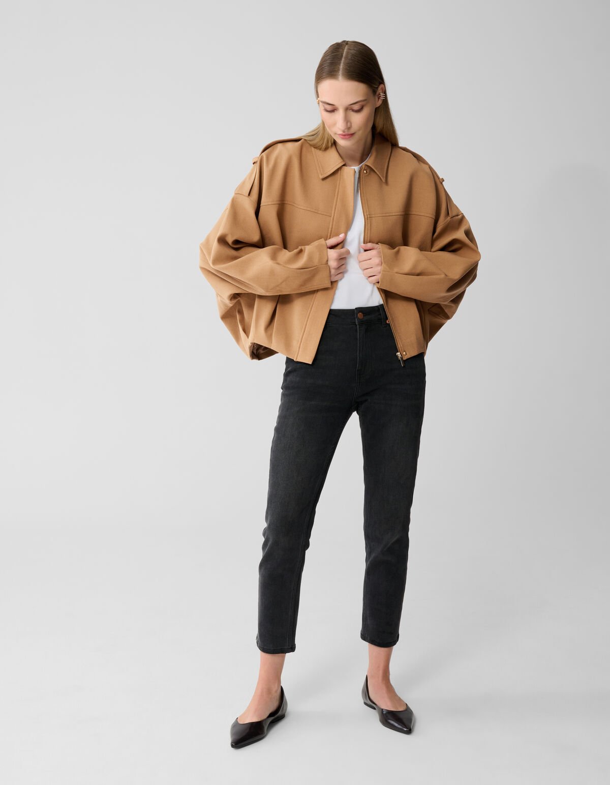 Oversized Bomber Jack Camel By Lonneke SHOEBY WOMEN