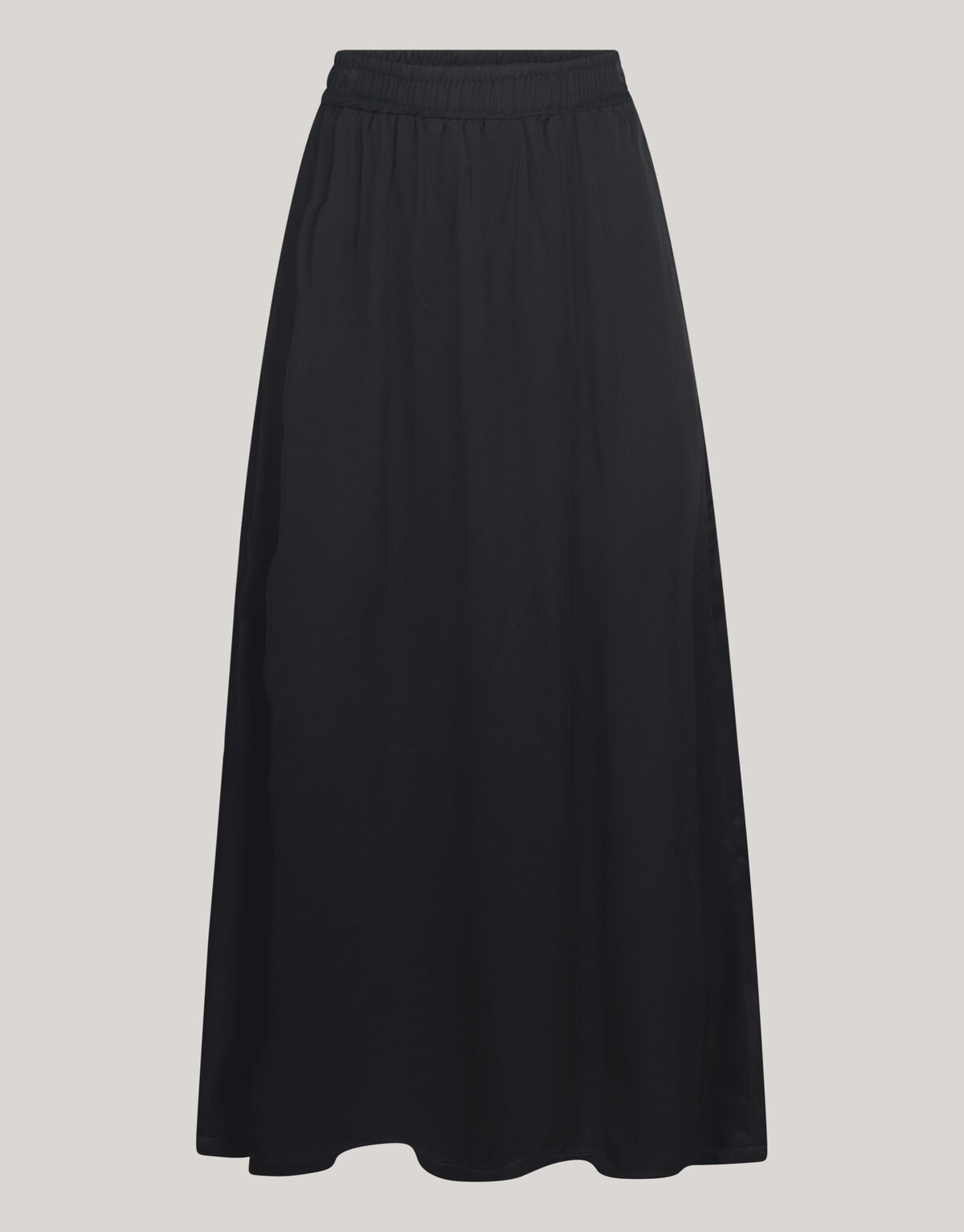 Satijnen Maxi Rok Zwart SHOEBY WOMEN