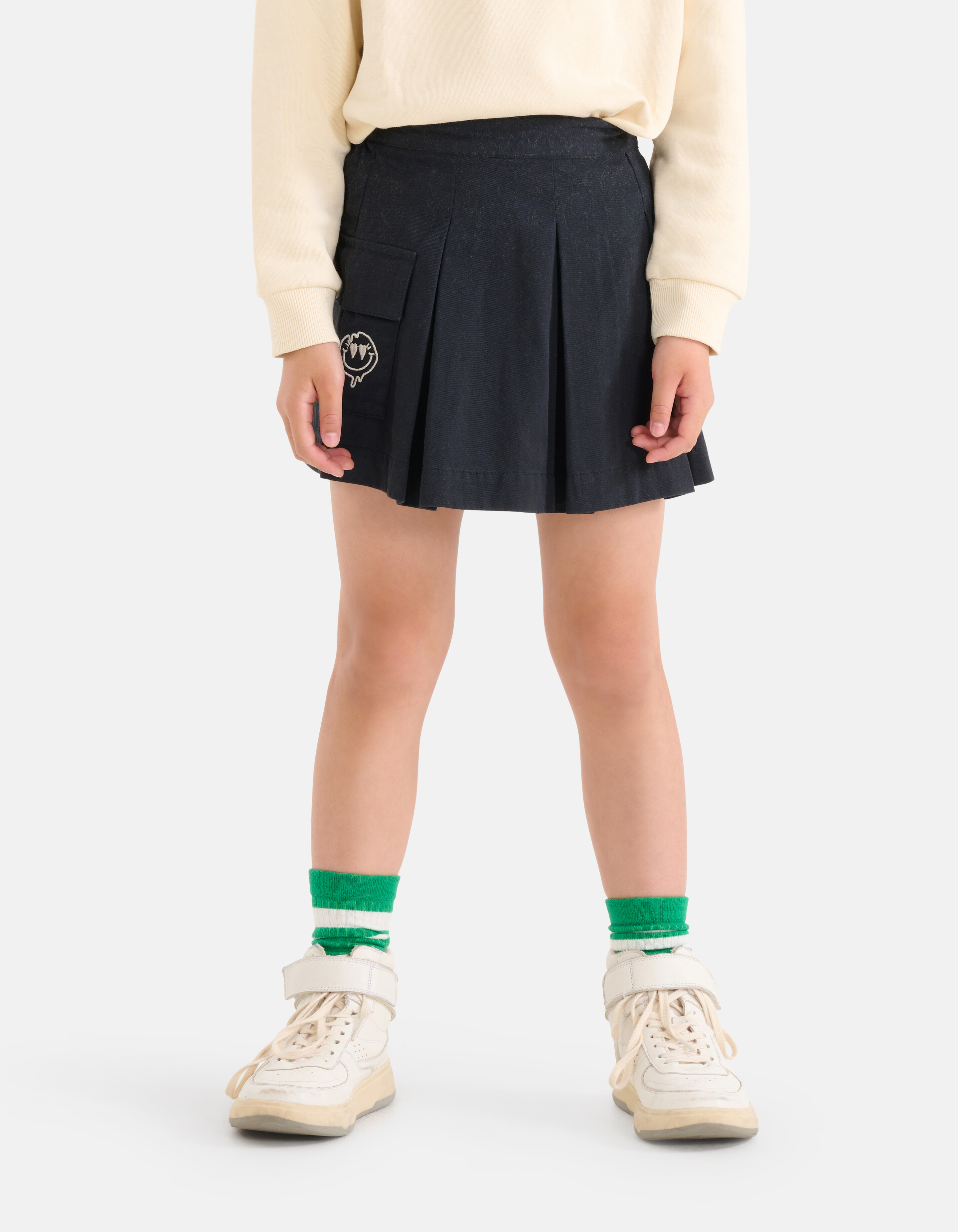 Embroidery Rok Donkergrijs SHOEBY GIRLS