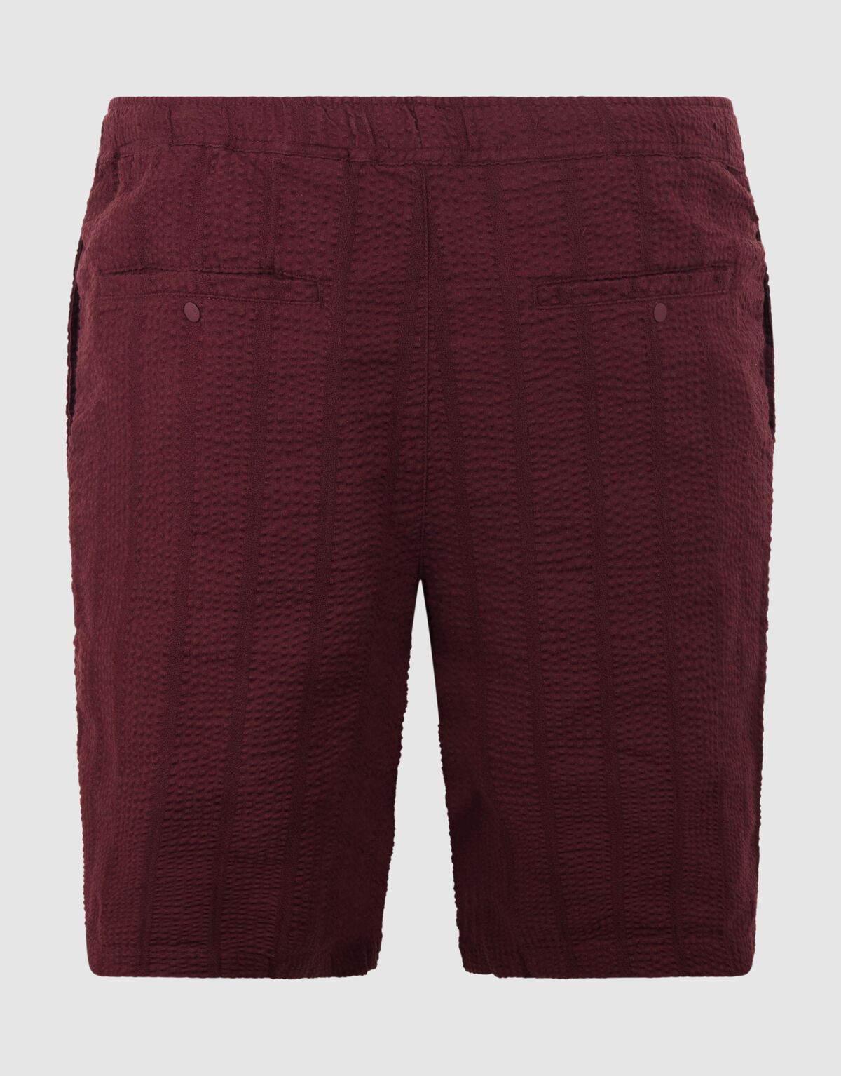 Seersucker Stripe Short Donkerrood SHOEBY MEN