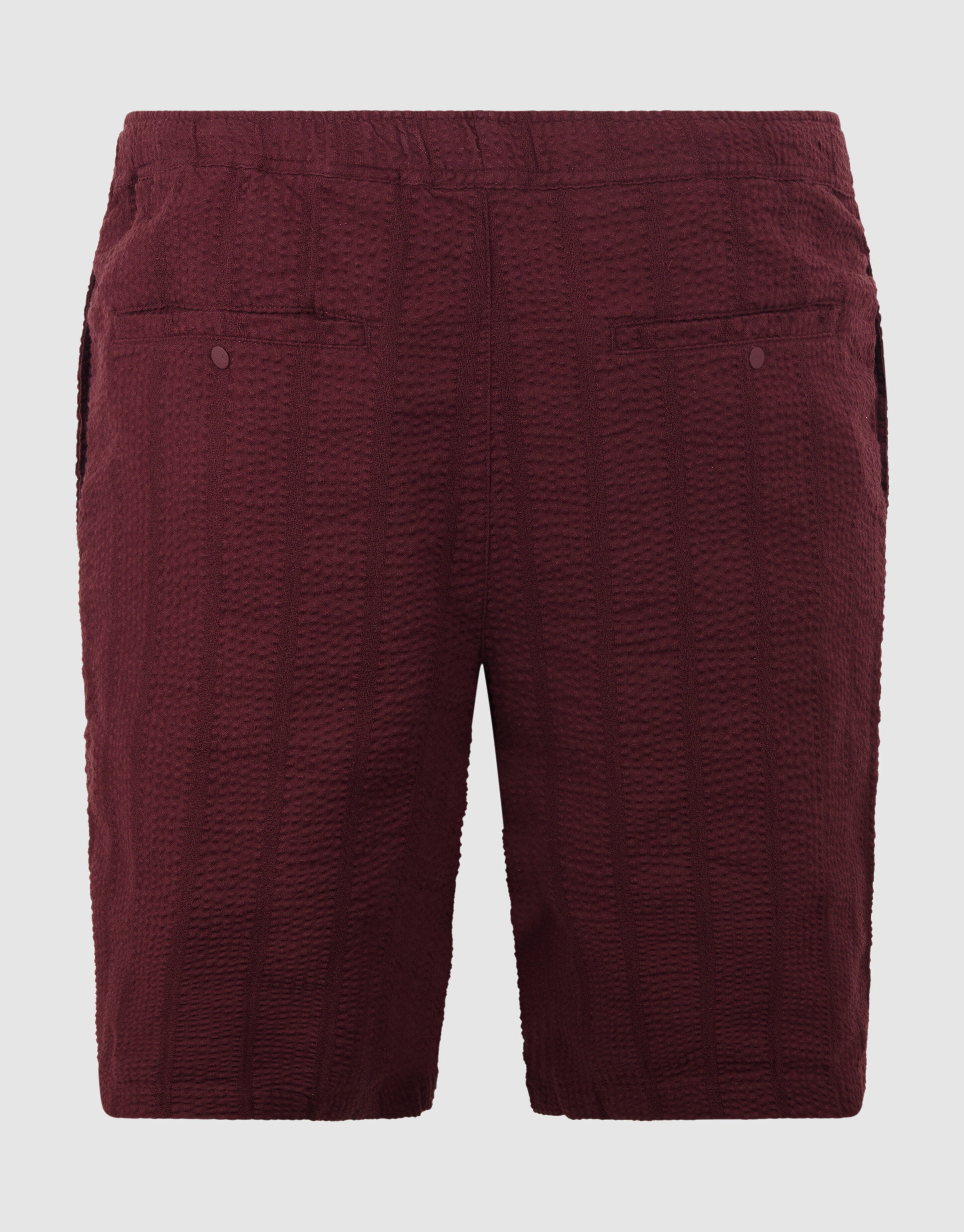 Seersucker Stripe Short Donkerrood SHOEBY MEN