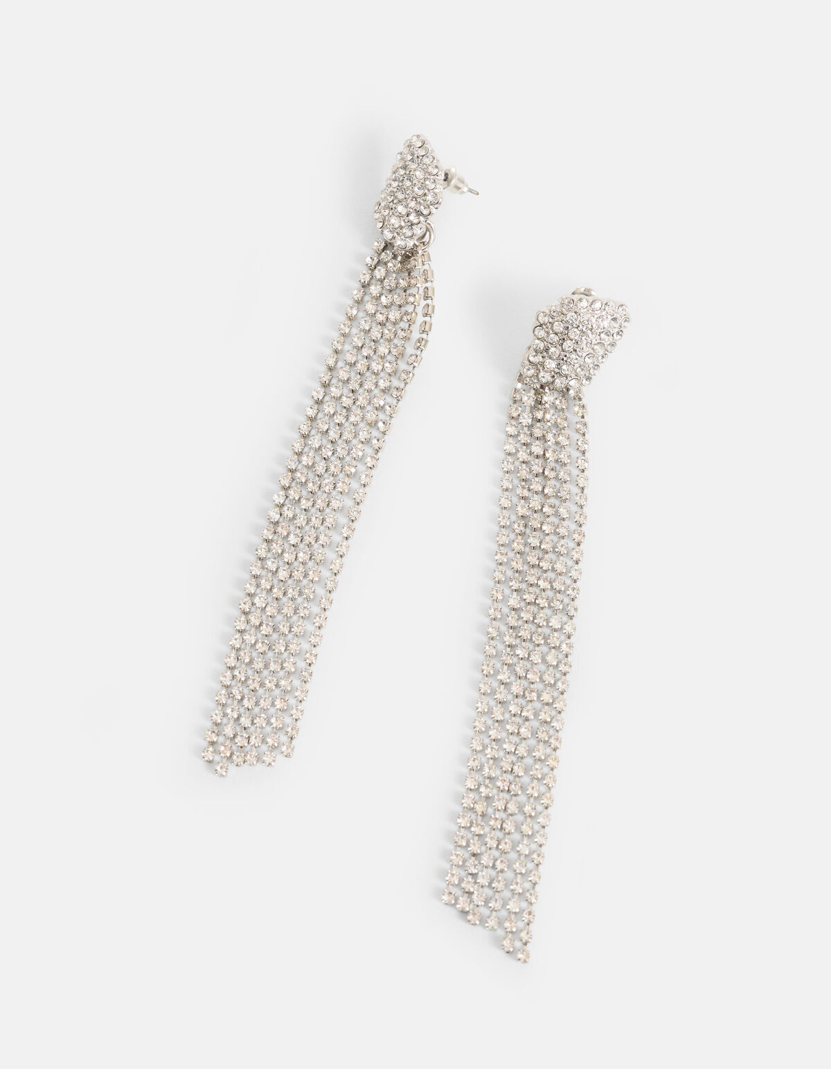 Strass Oorbellen Zilver SHOEBY ACCESSOIRES