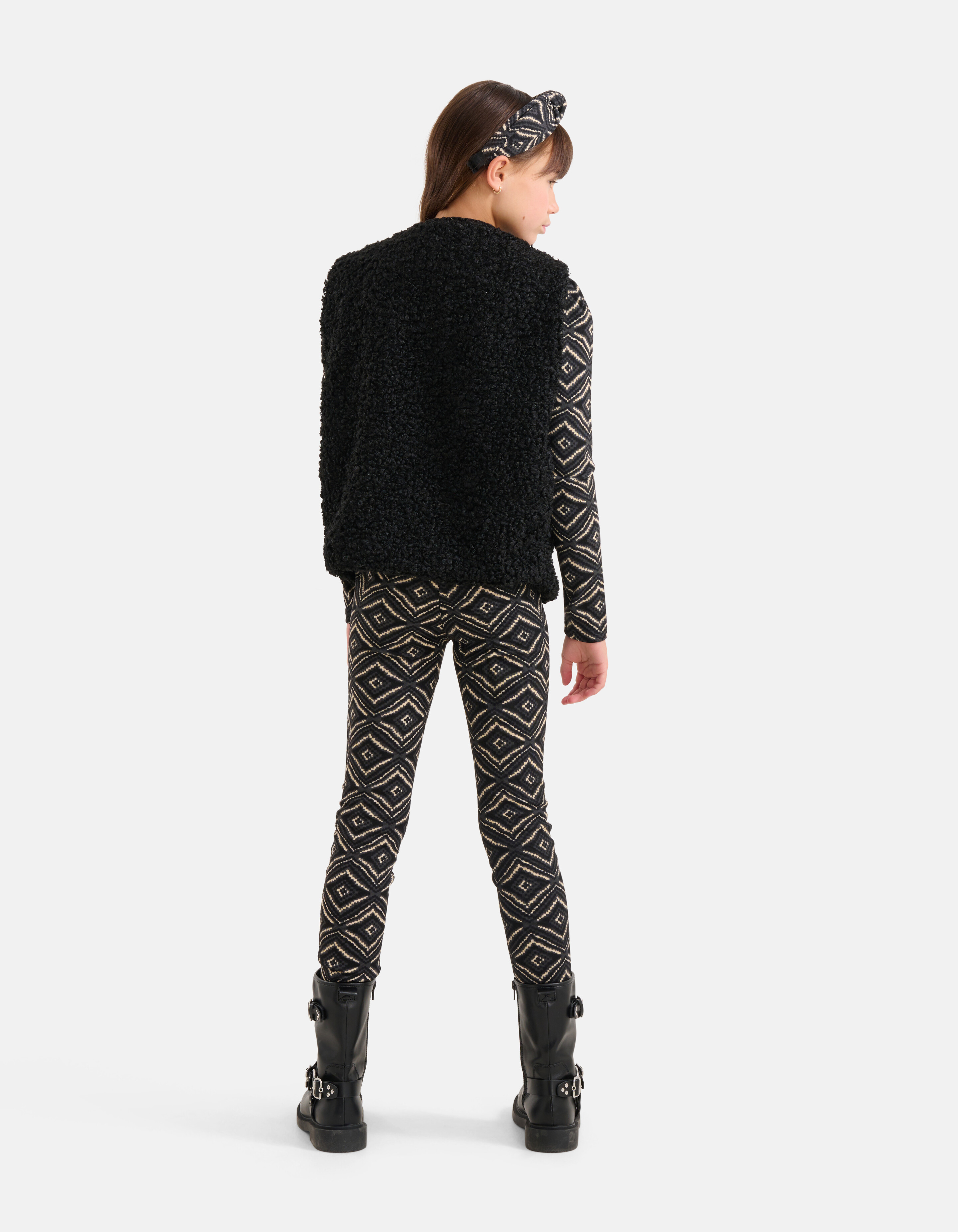 Teddy Gilet Zwart SHOEBY GIRLS