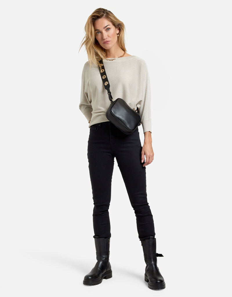 Glitter Batwing Trui