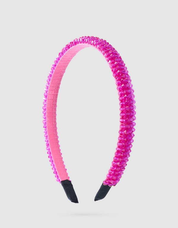 Strass Haarband Roze SHOEBY ACCESSOIRES
