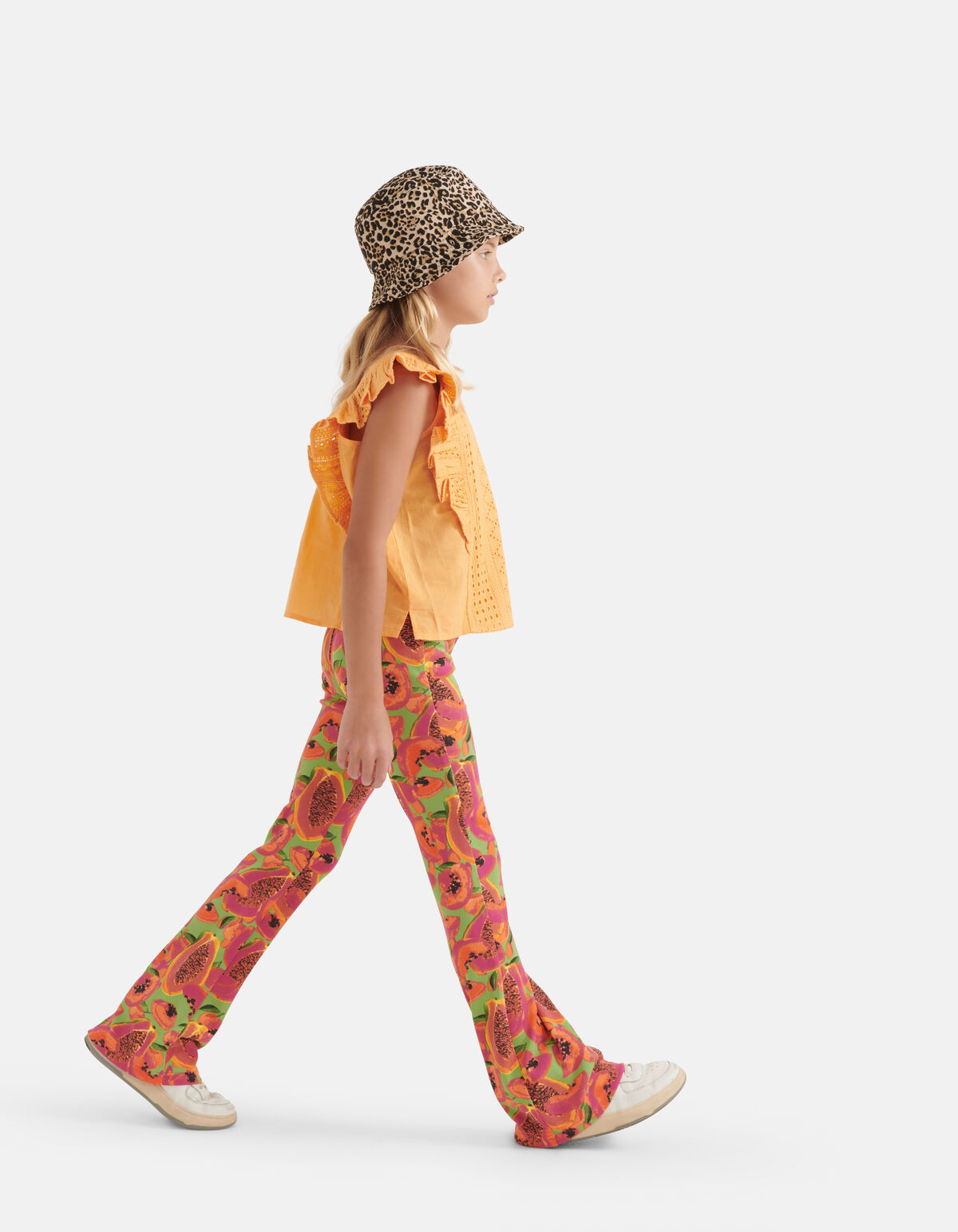 Embroidery Top Oranje SHOEBY GIRLS